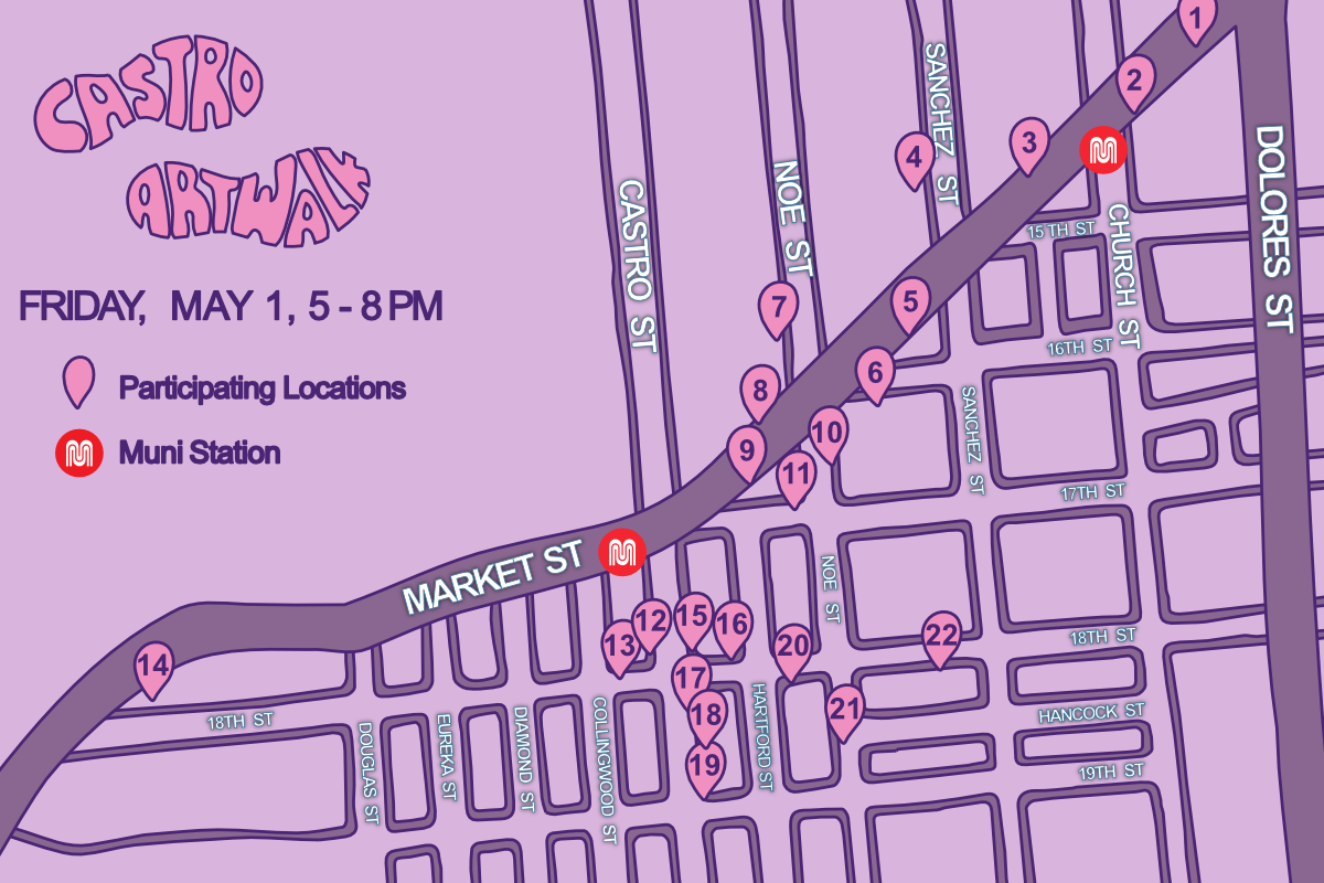Castro Art Walk May