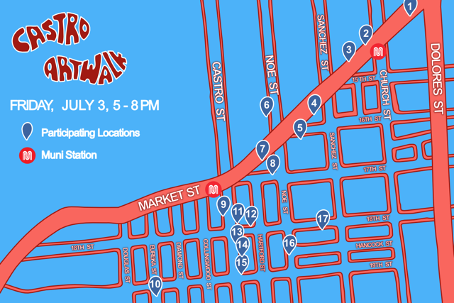 Castro Art Walk July