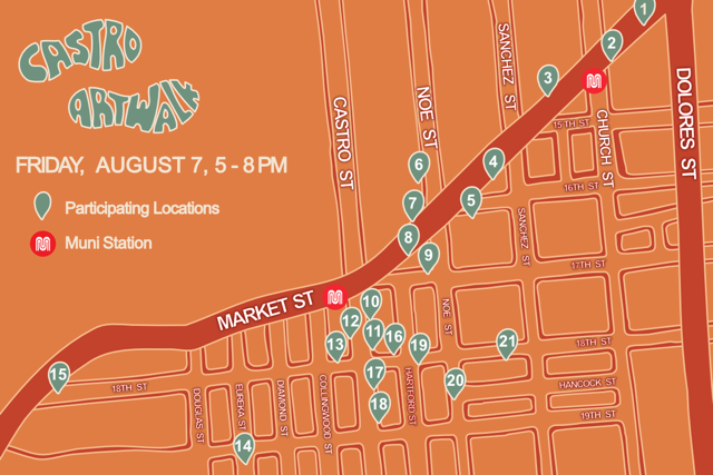 Castro Art Walk August