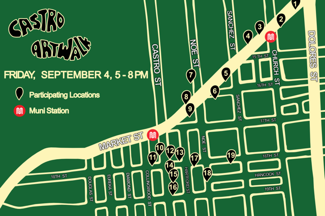 Castro Art Walk September