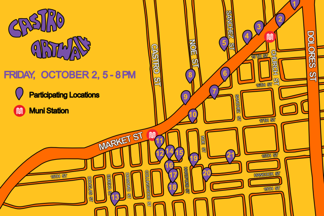 Castro Art Walk October