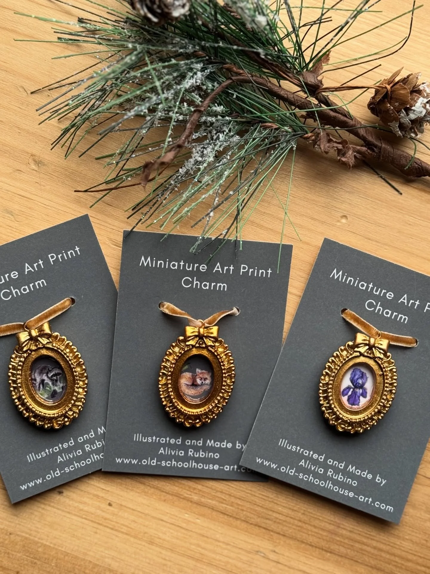 I&rsquo;m going to have a very limited quantity of charms (or super miniature ornaments if you prefer) available at my next few markets and retail spots. I&rsquo;m only making 20ish total and these won&rsquo;t be available online.

 My last two marke