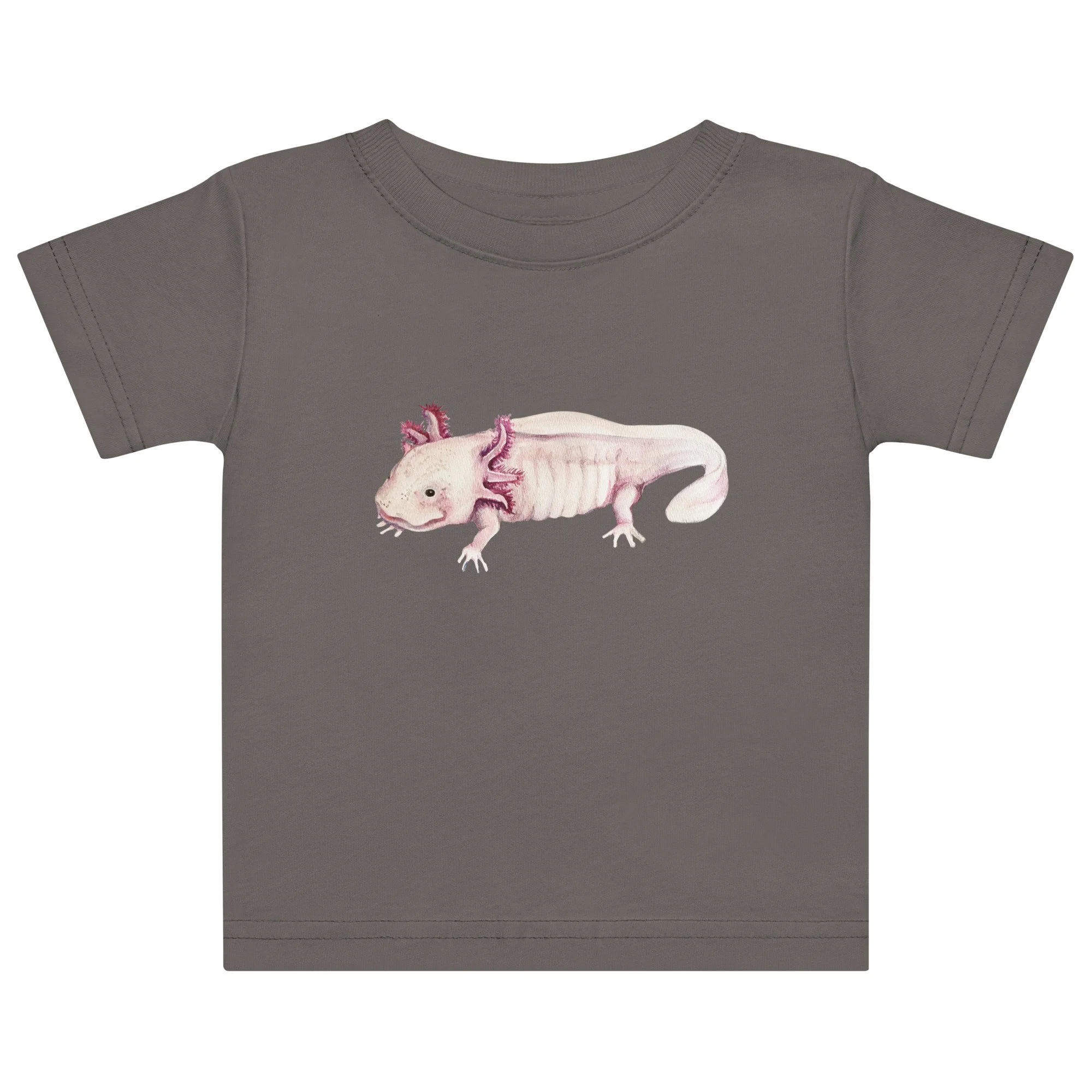 Baby Axolotl jersey t-shirt : Original Watercolor Art