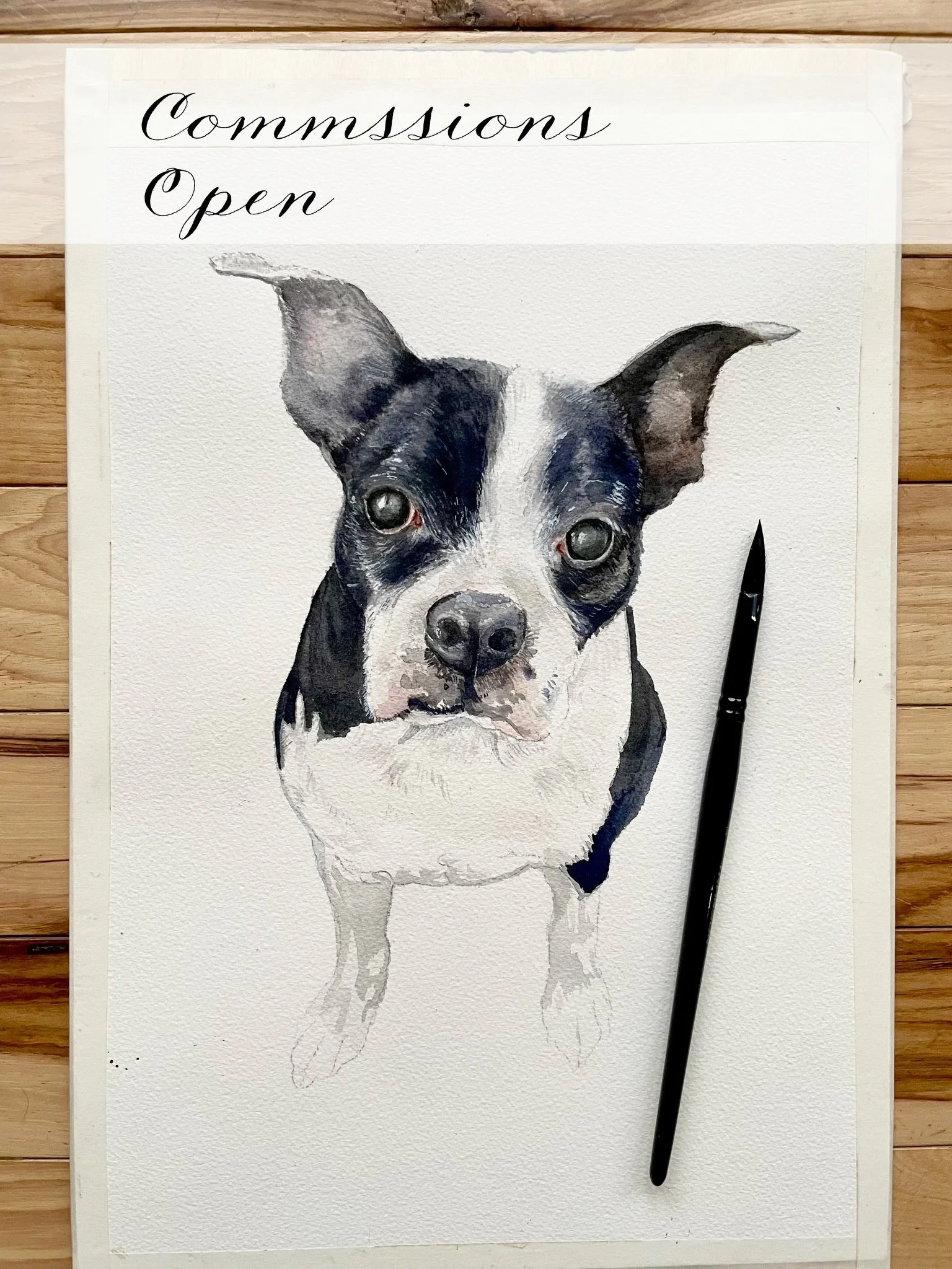 *Commissions Open*

If you&rsquo;re looking for a custom portrait or other art piece, my commissions are open now through September. Portraits serve as special gifts, acting as commemorative pieces and marking special moments in time. Check my websit