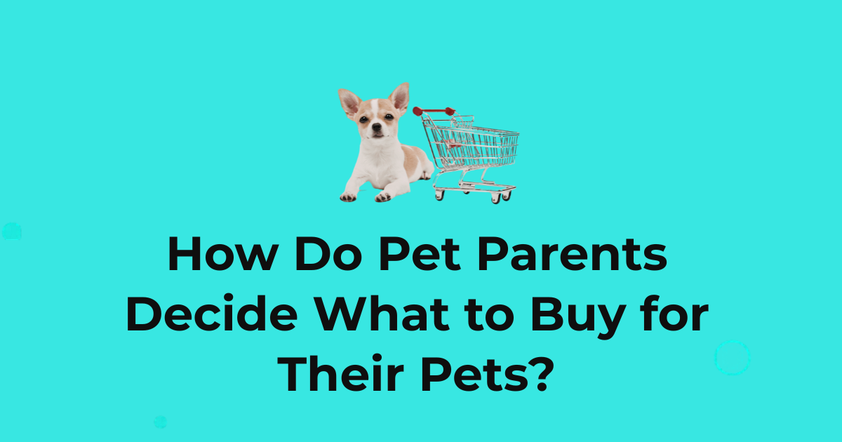How Do Pet Parents Decide What to Buy for Their Pets?