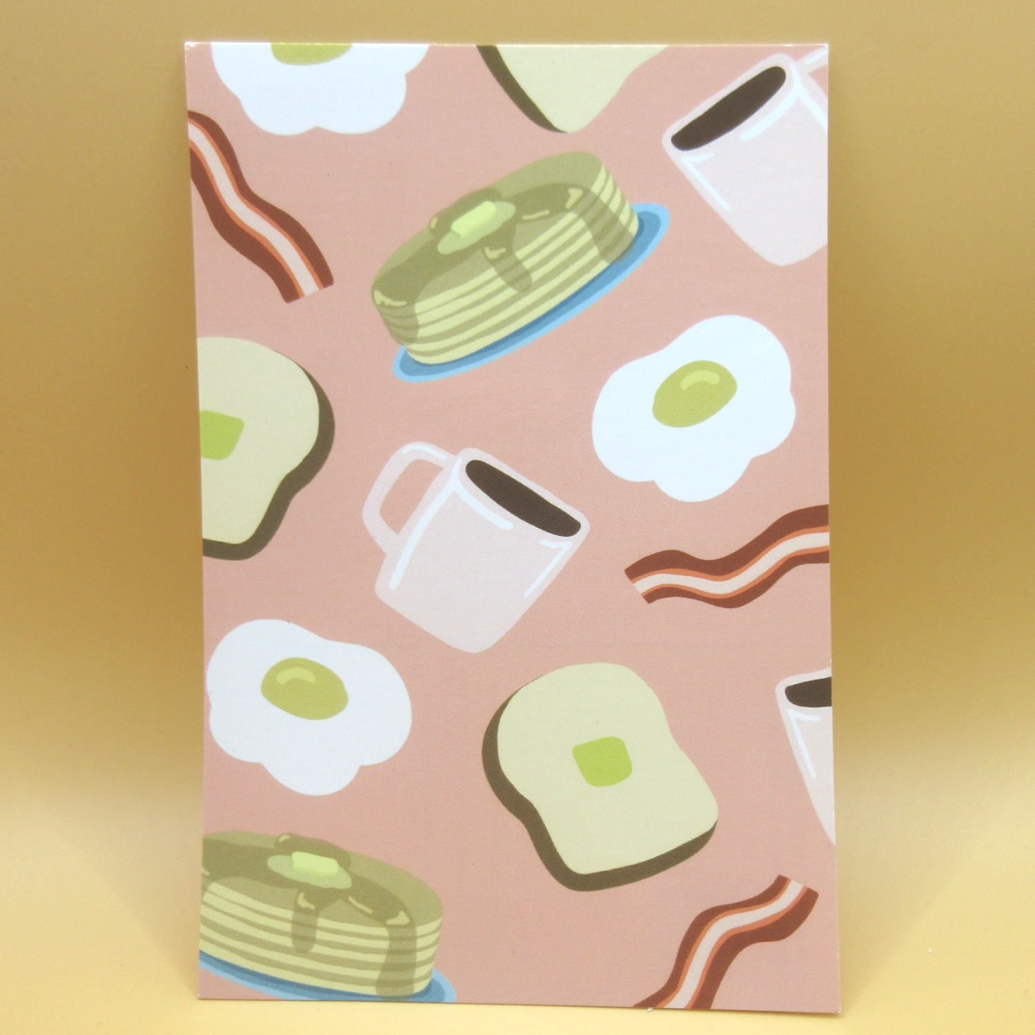 Breakfast Food Postcard