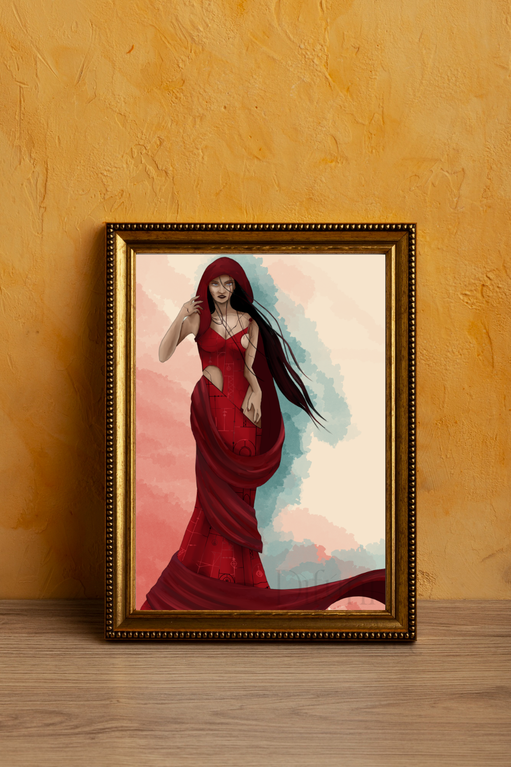 Anger Art Print | Gris Inspired