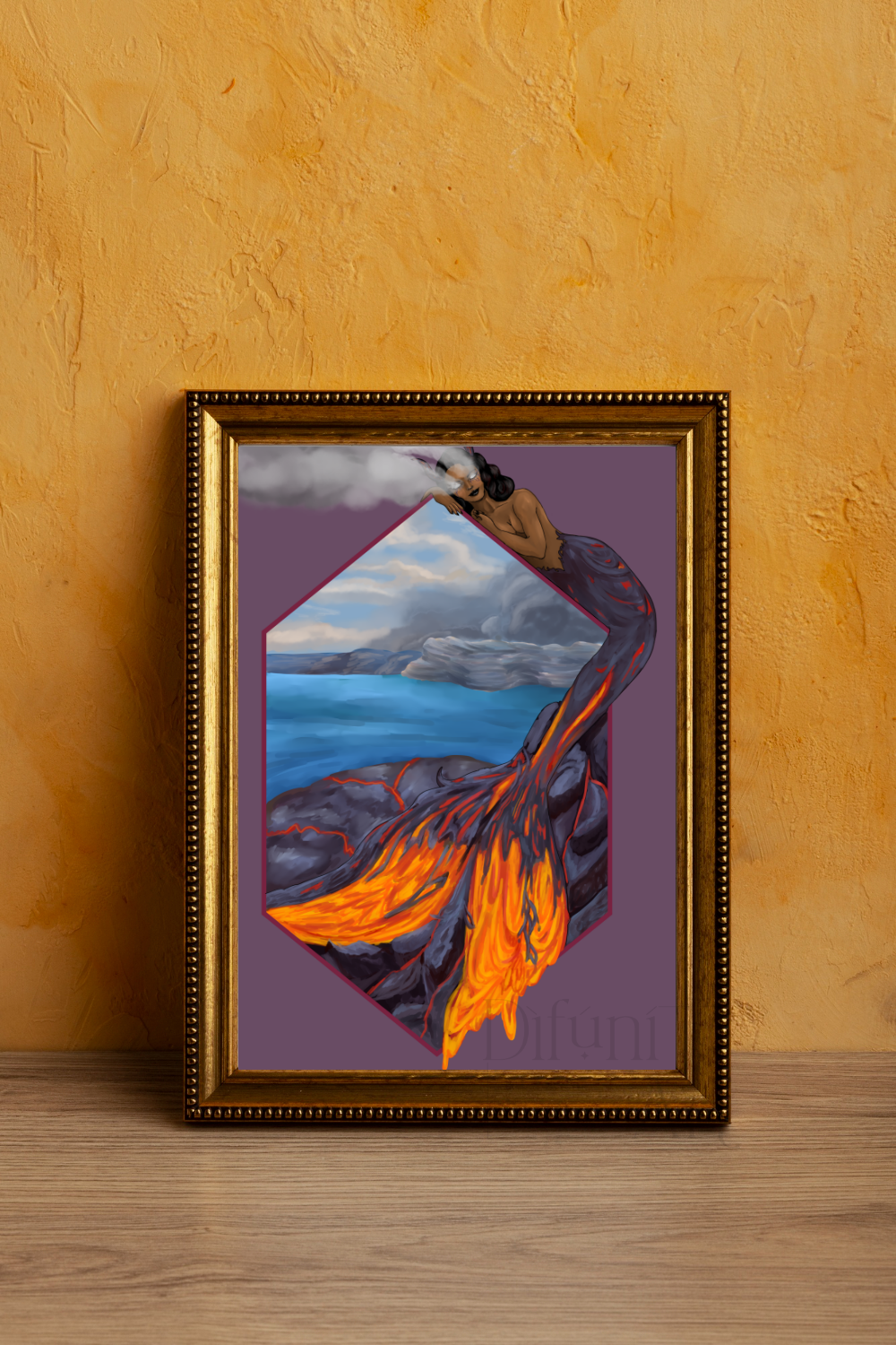 Aegean Sea Mermaid Art Print