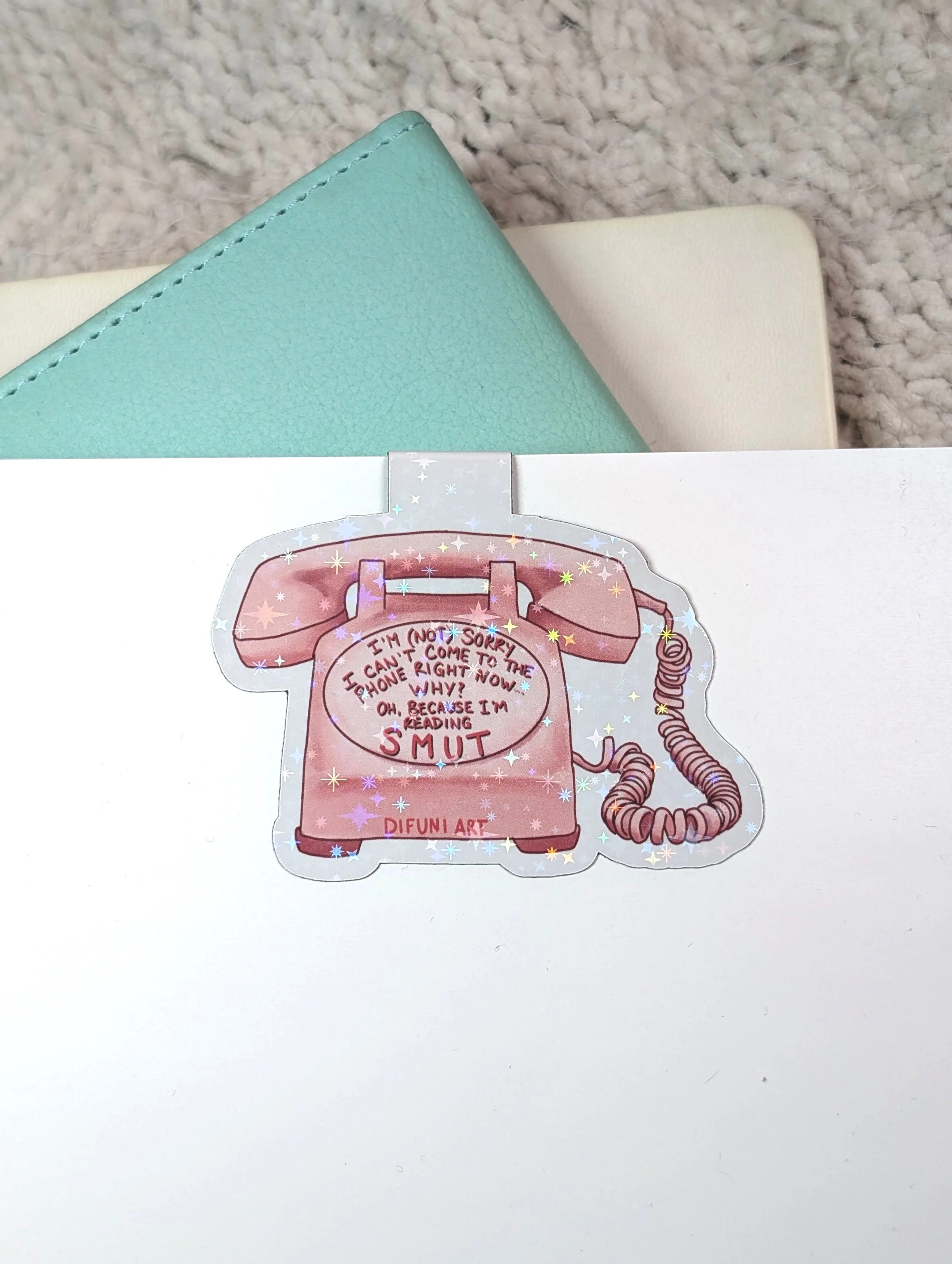 Smut Phone Magnetic Bookmark