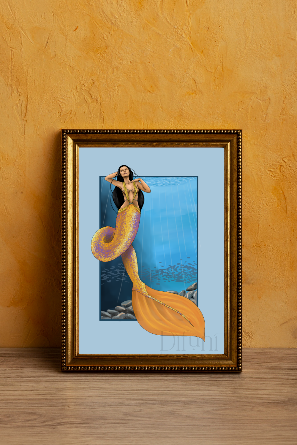 Adriatic Sea Mermaid Art Print