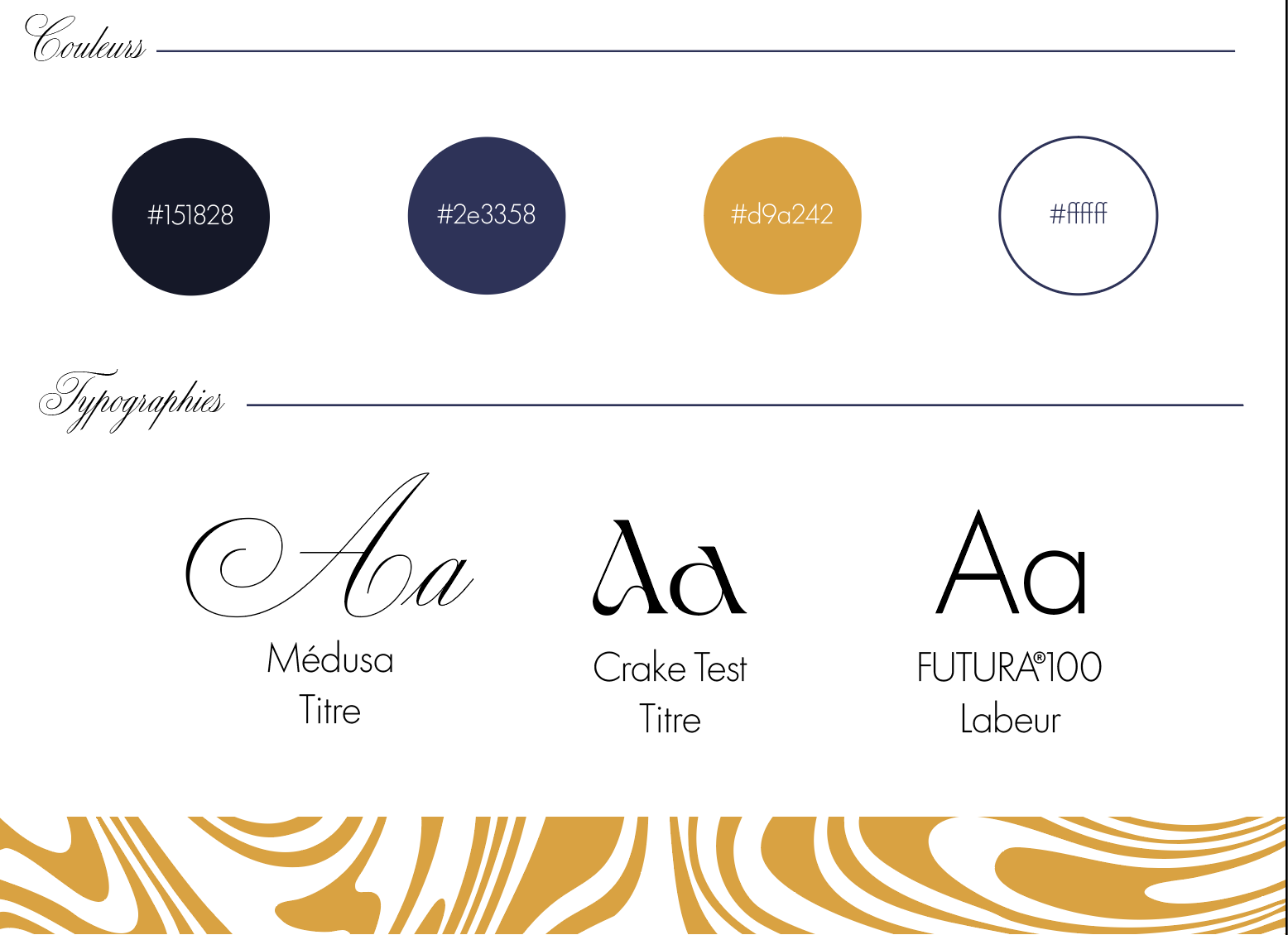 Rebranding & Identité Visuelle — Les Huîtres du Manoir - Charlie RIO GRIVAUD - Charte graphique 