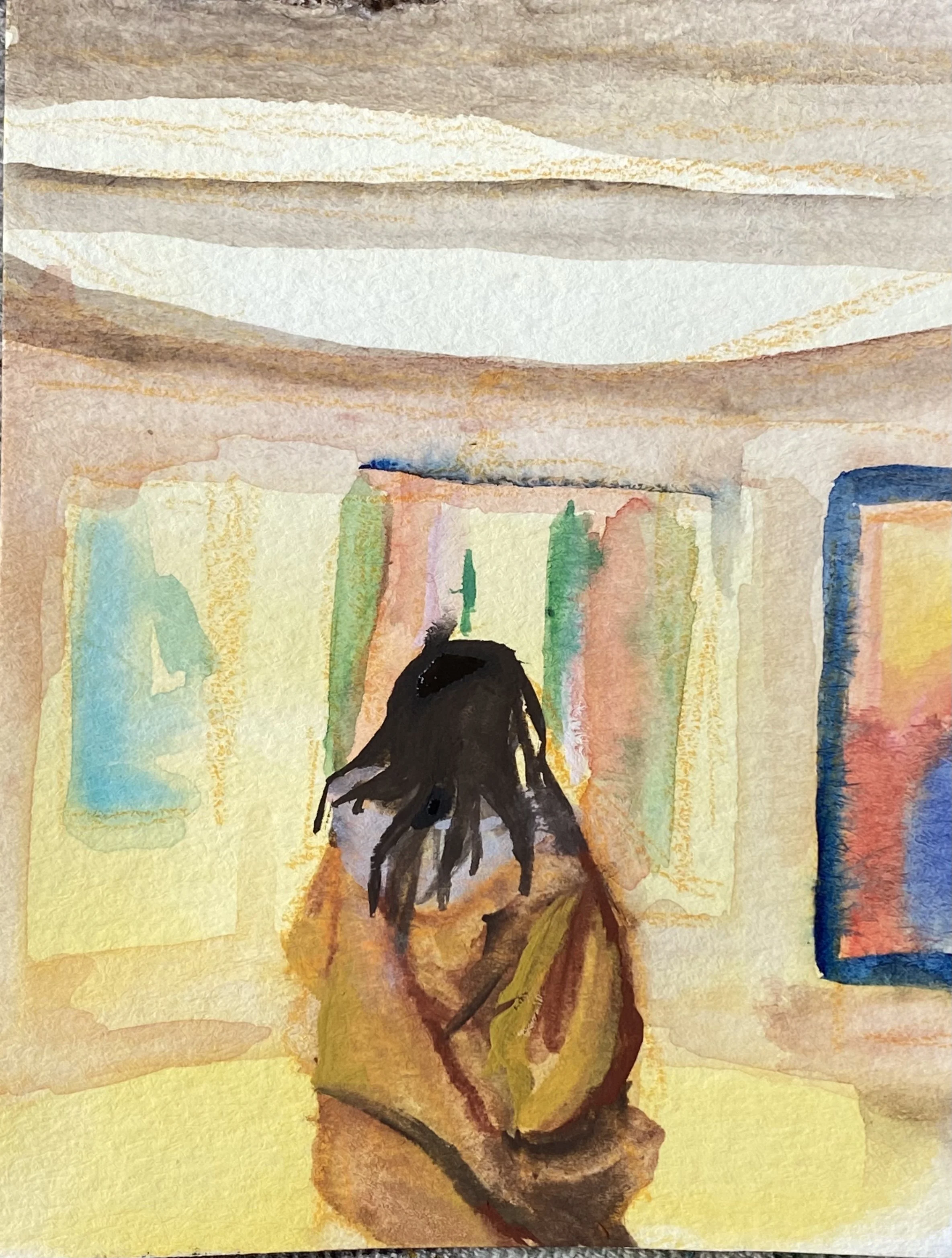 Lilah at the MFA 2022
small works
Watercolor on cold pressed paper 