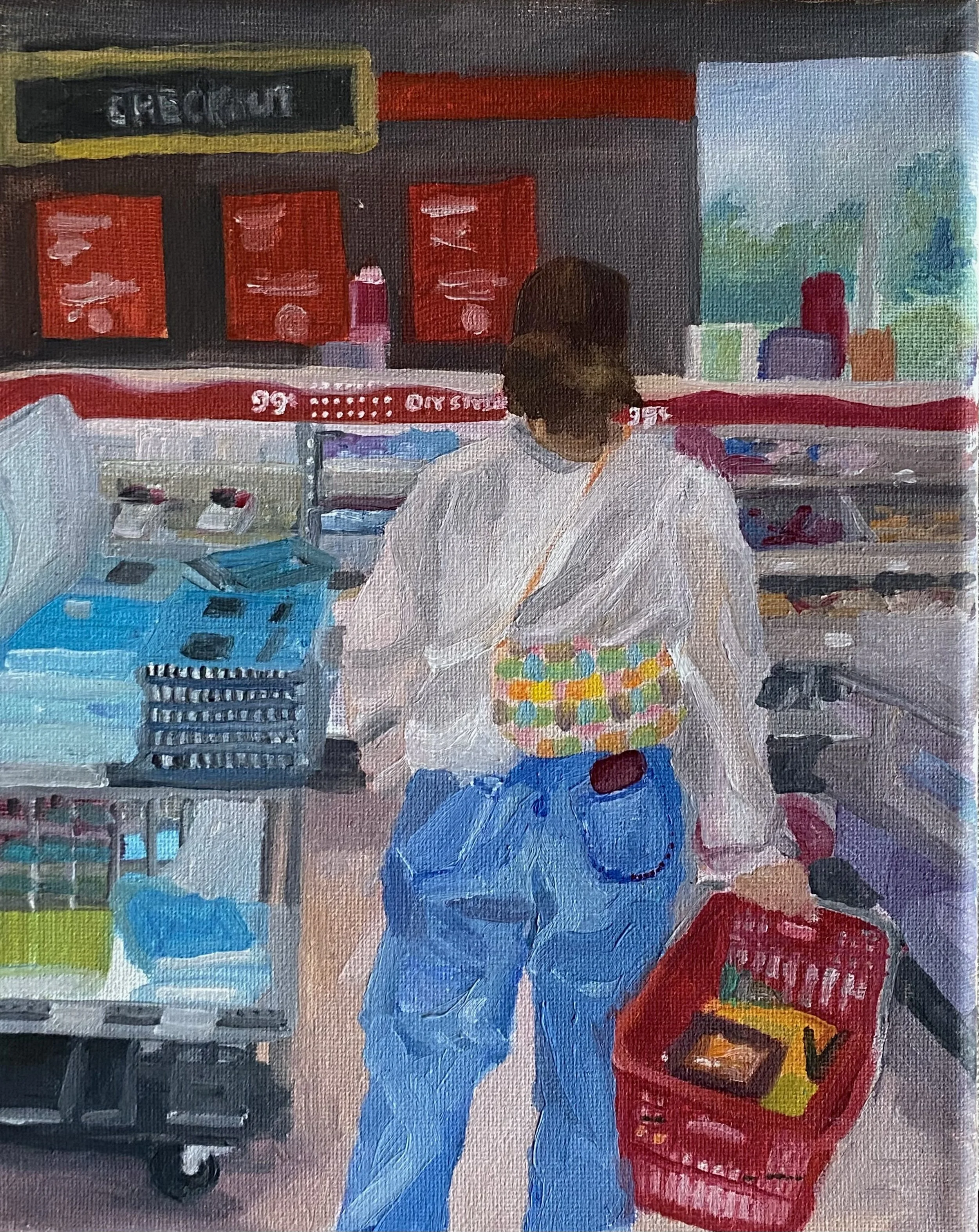 2022 Self portrait 

oil paint on canvas 