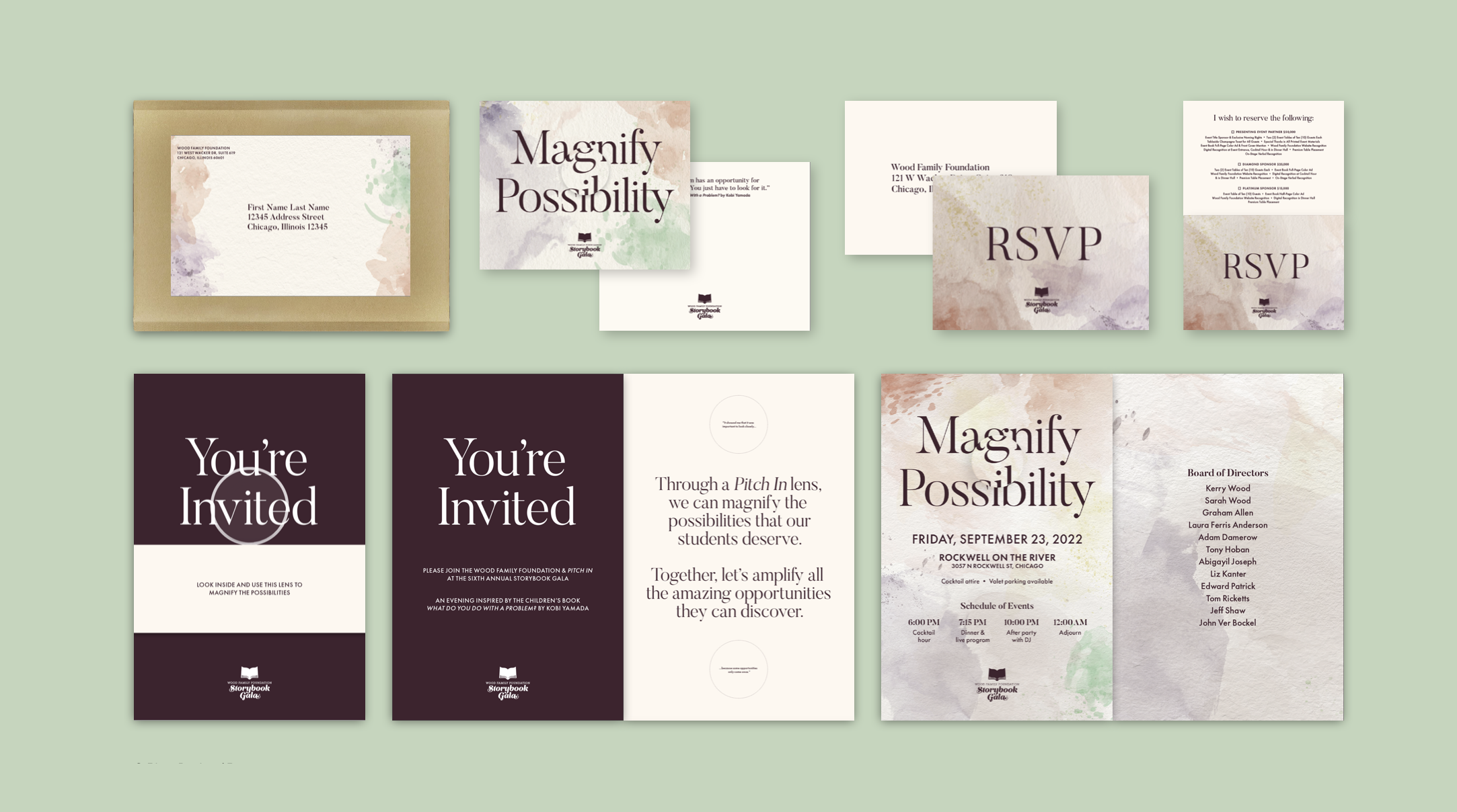 WFF Print Invitation Suite