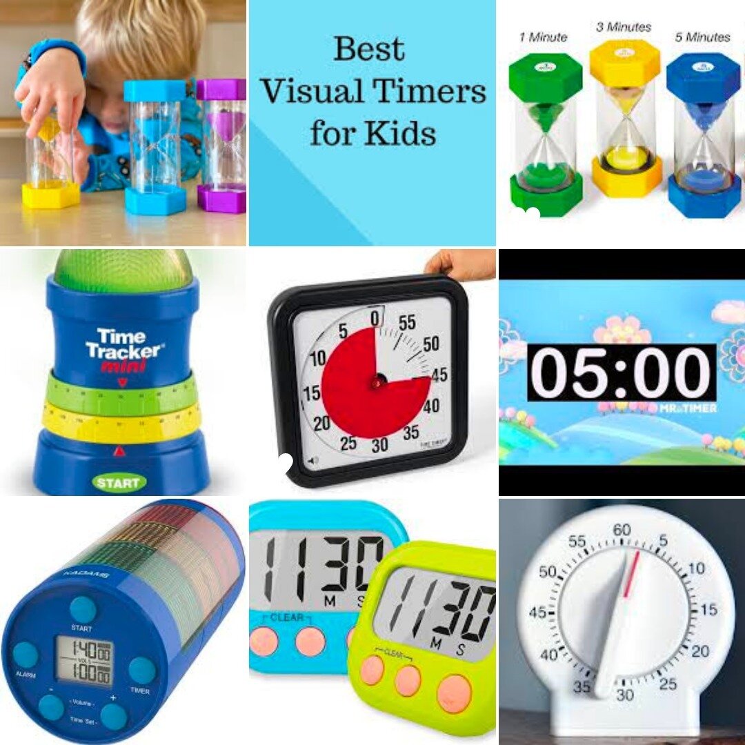 Timers are frequently used in school, but they can have a great impact on behaviors seen at home. 

As I was posting this I thought of an additional way to use a timer! 

When a child is doing something that is not a desired activity- such as homewor