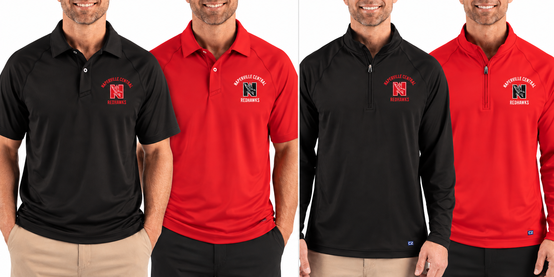 NCHS X Cutter & Buck Prospect Recycled Featherlight Stretch Men's Polo