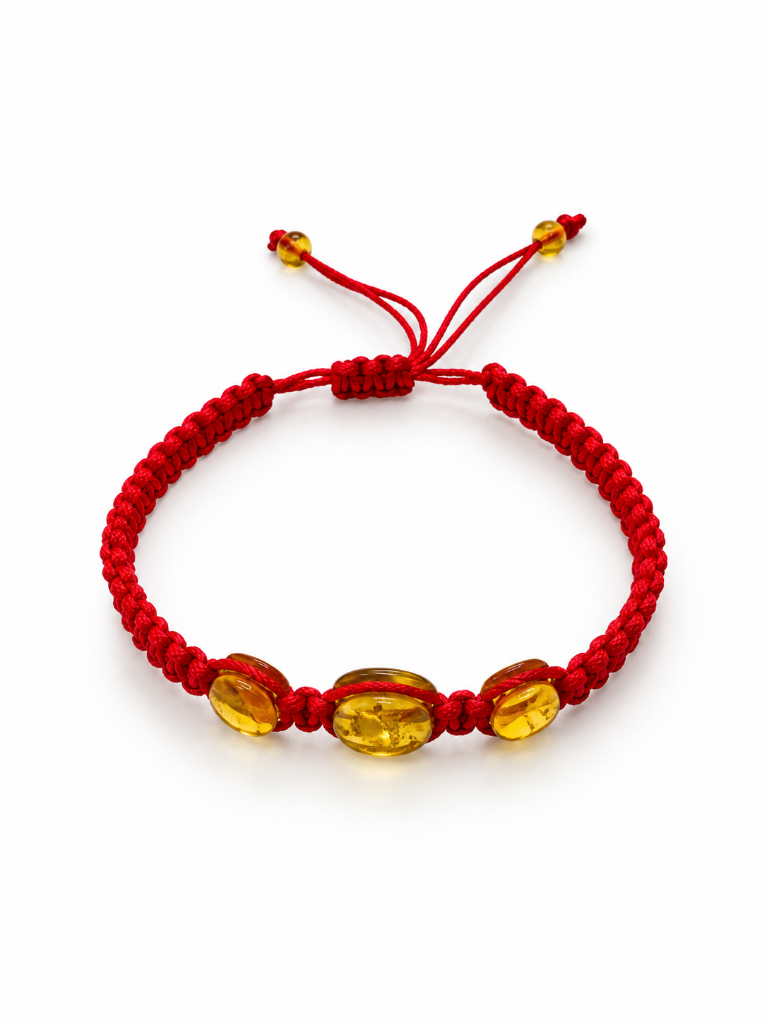 Red Macramé Bracelet with Amber Beads.png