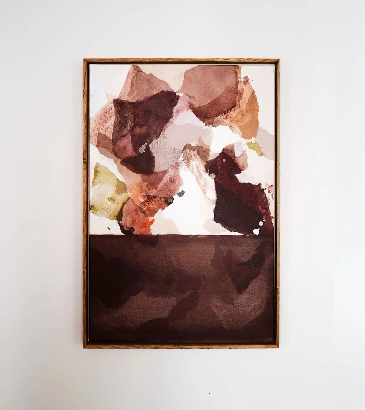 This is the last painting available from my new series of paitntings &laquo;&nbsp;Held together&nbsp;&raquo; presented during this Art Month. 
Gentle reminder that the Art Month and the possibility to collect a painting in 12 instalments ends tonight