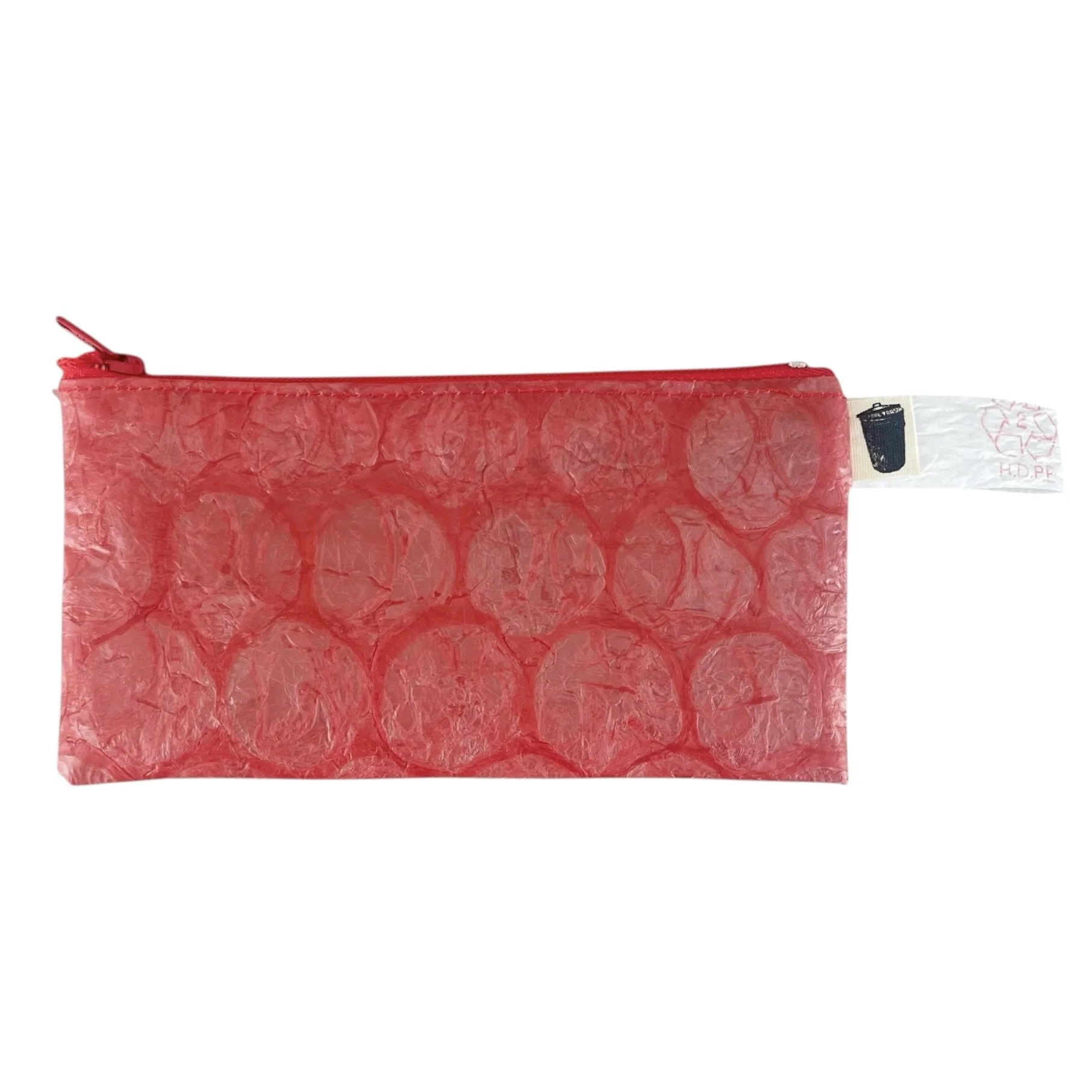Long Red Bubblewrap Pouch