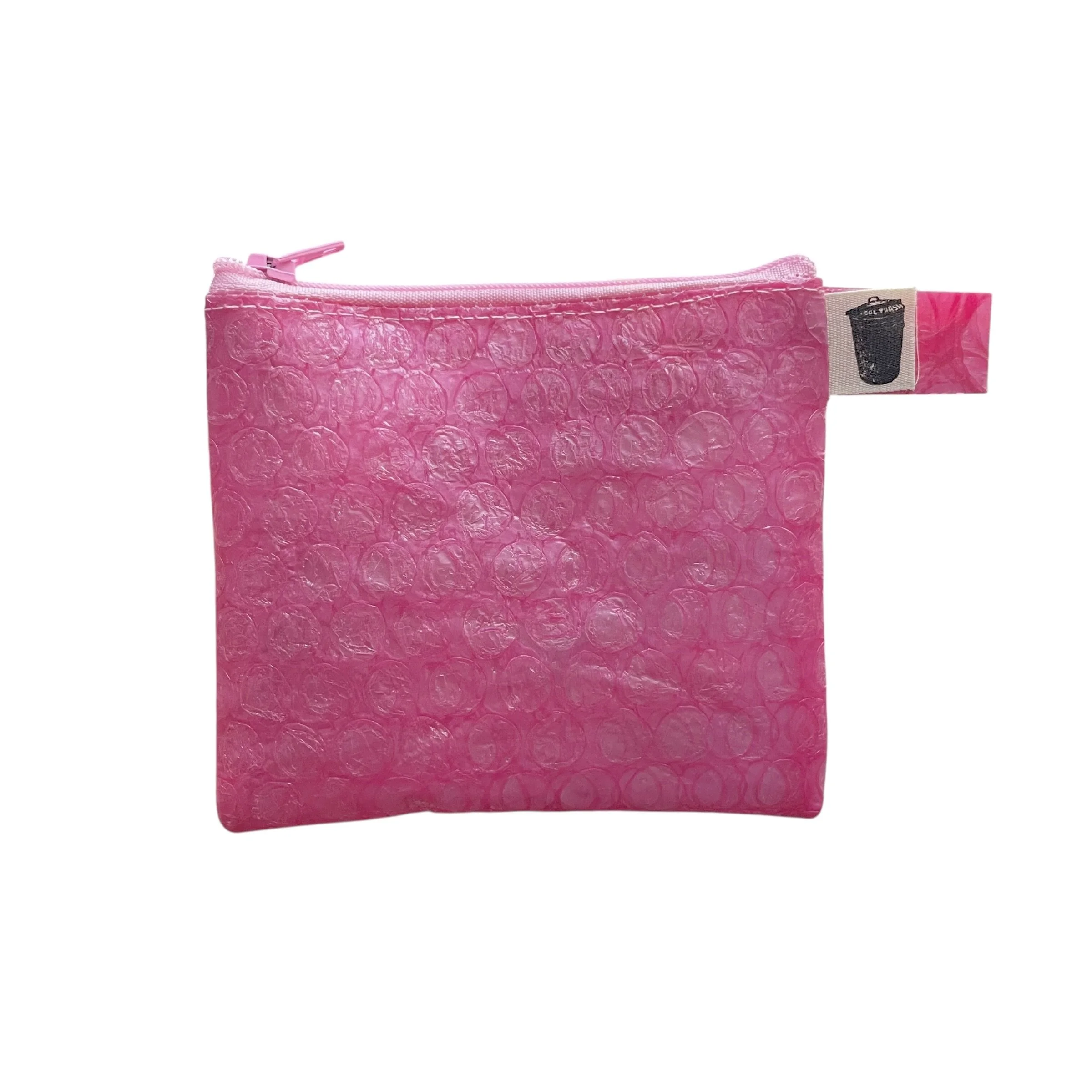 Small Pink Bubblewrap Pouch