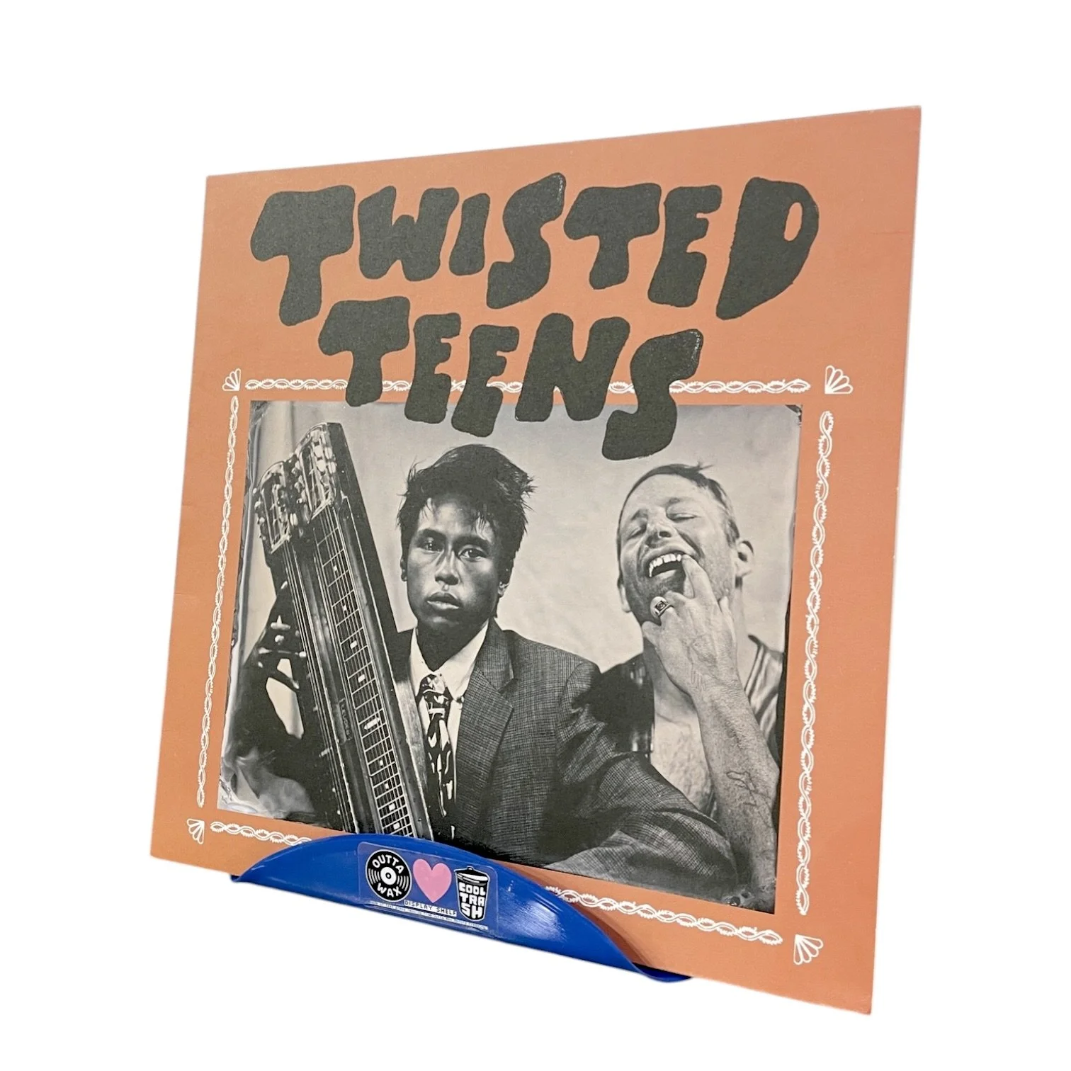 "Now Spinning" LP Vinyl Record Display Shelf