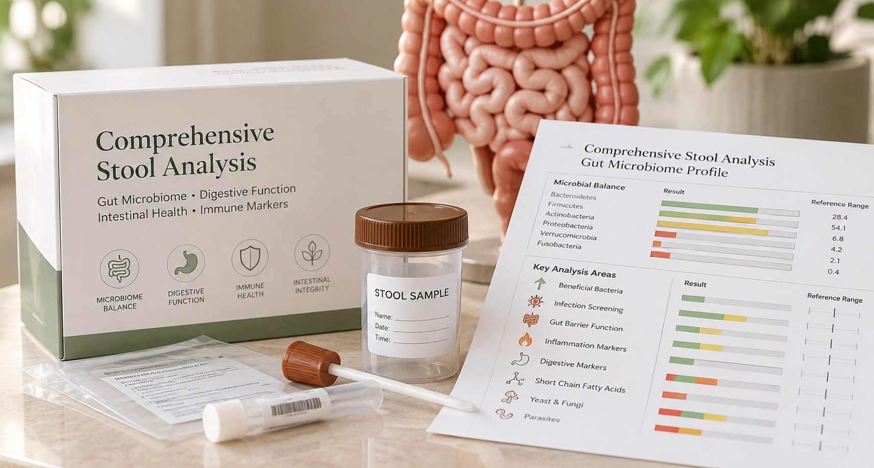 Gut microbiome and stool analysis for digestive health assessment in Newmarket Ontario