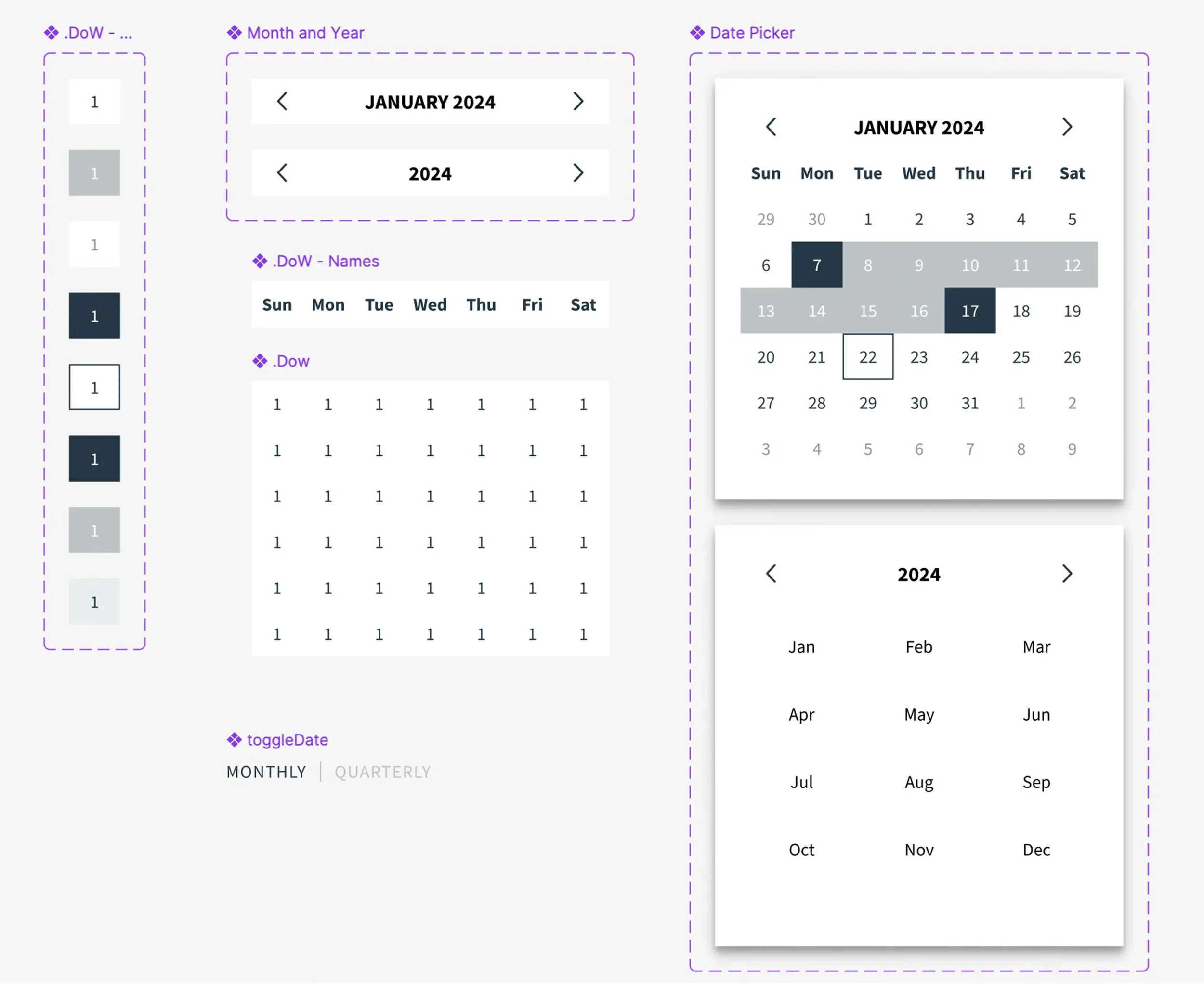 Calendar Variants