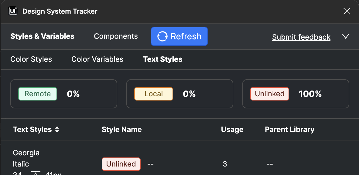 No components were linked in XD, causing us to start over in Figma