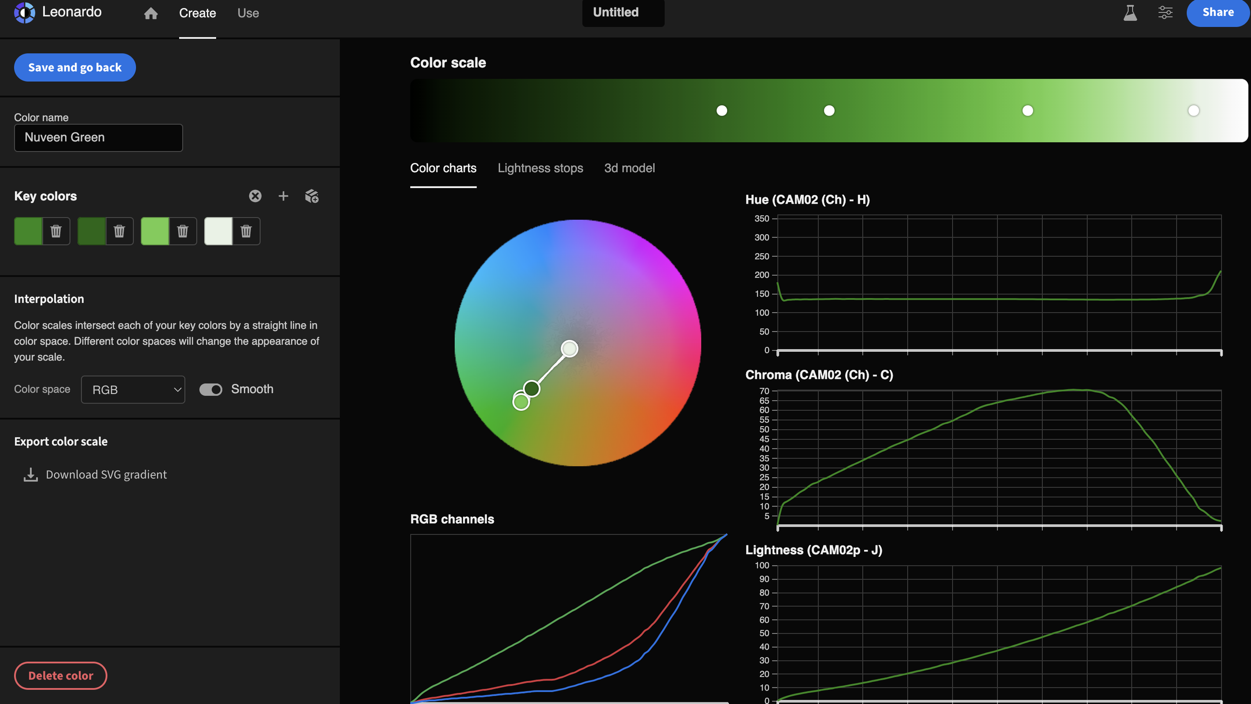 Brand Spot color mapping