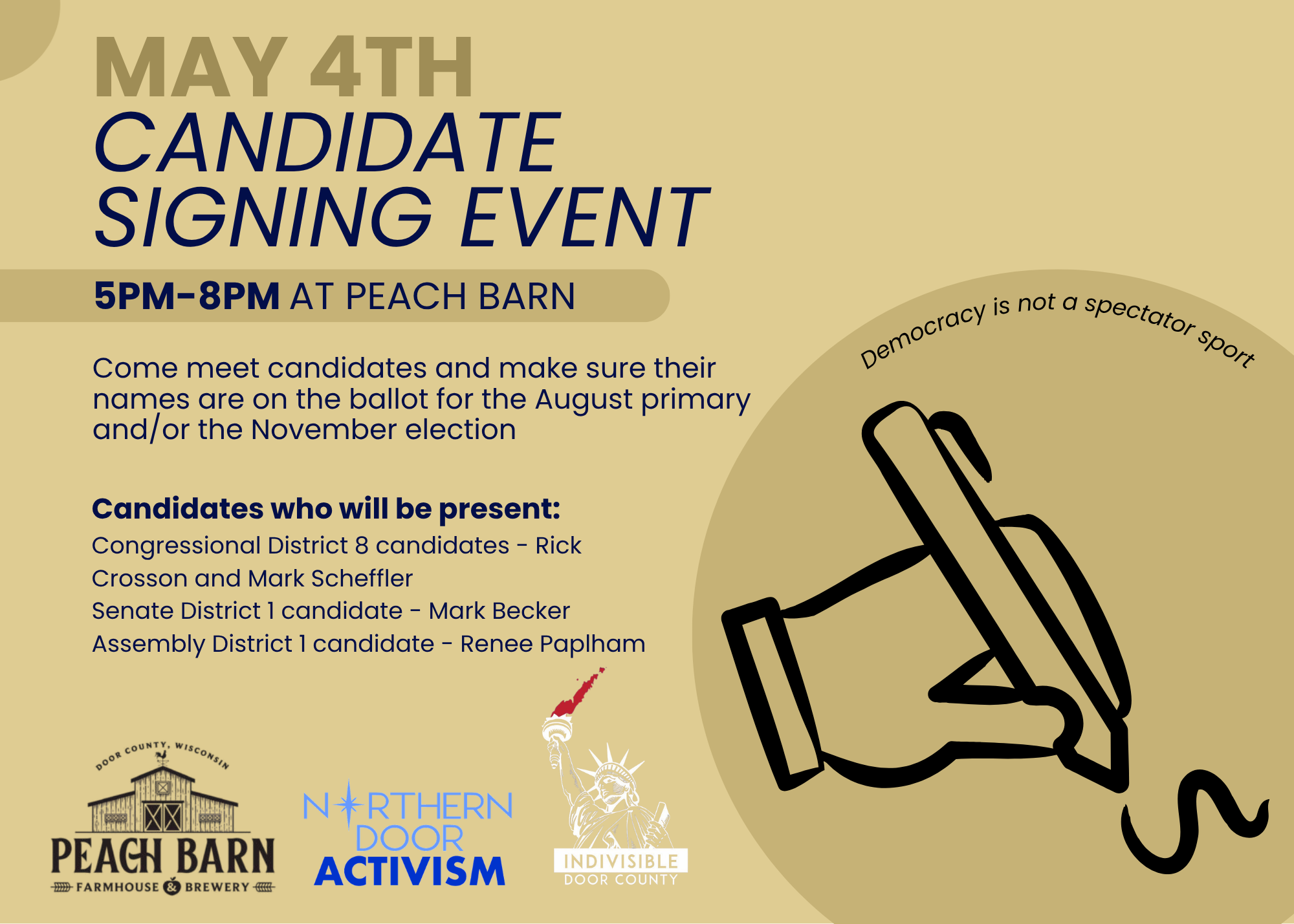 Signing Event for Candidates