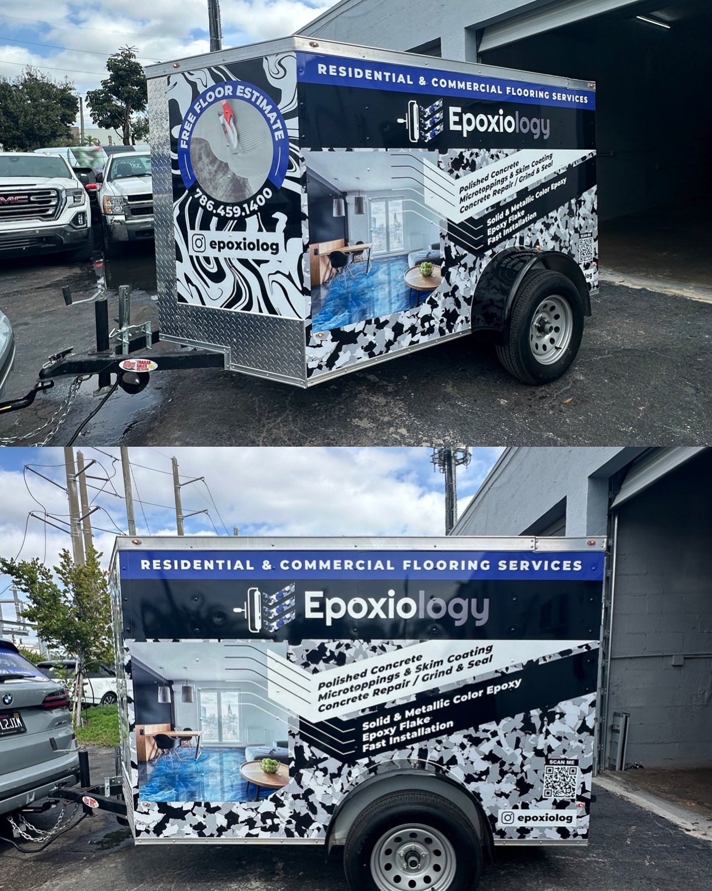 Print &amp; installed @epoxiolog trailer wrap.

#3mwraps #commercialwraps #branding #digitalprinting #printshop