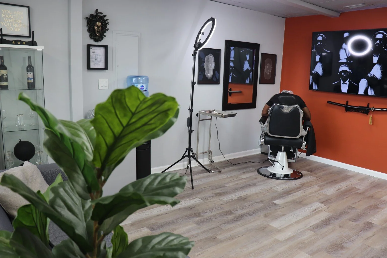 The treatment area at Scalp & Skin Artistry in West Hempstead.