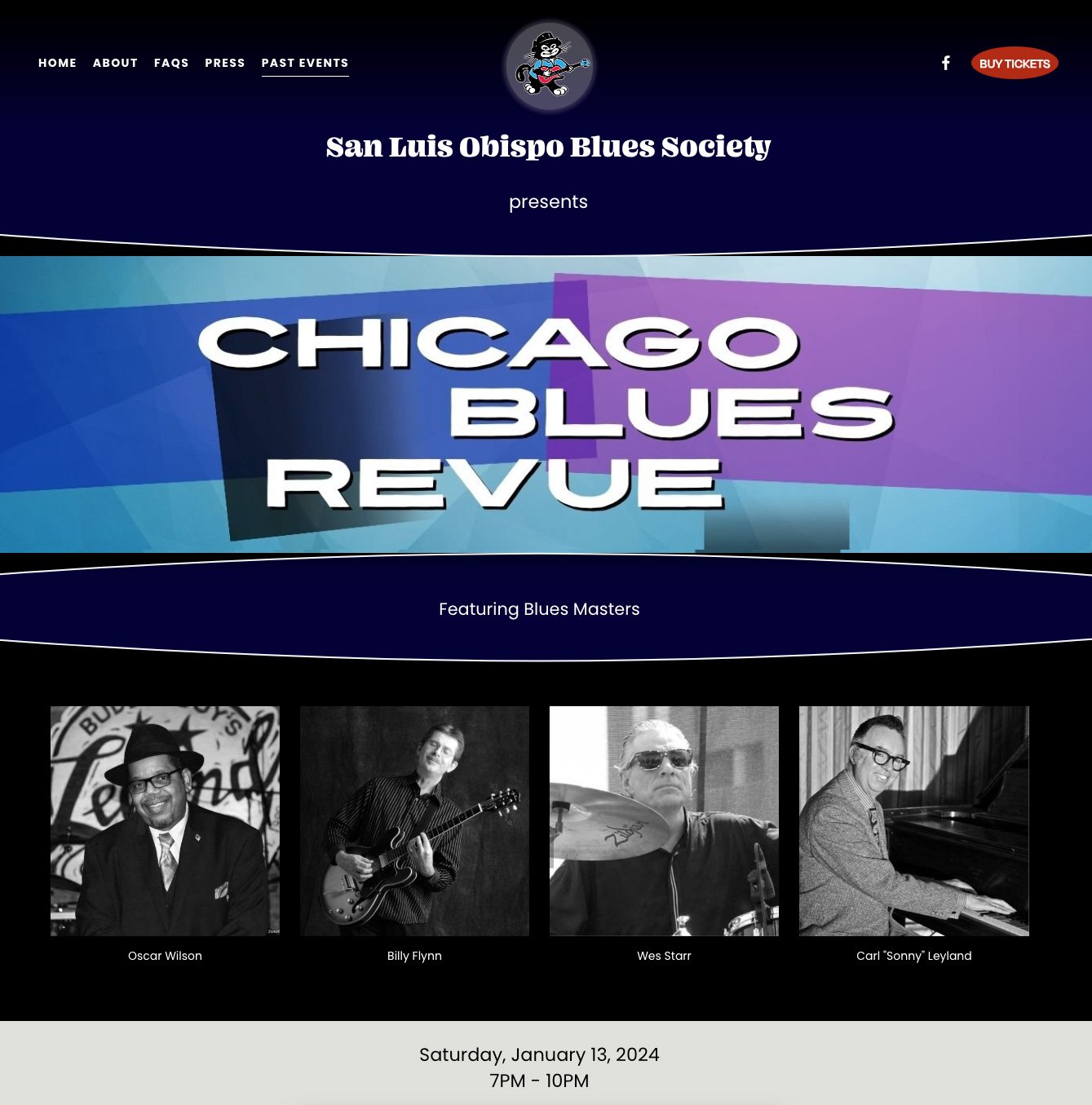 Chicago Blues Revue. January 30, 2024