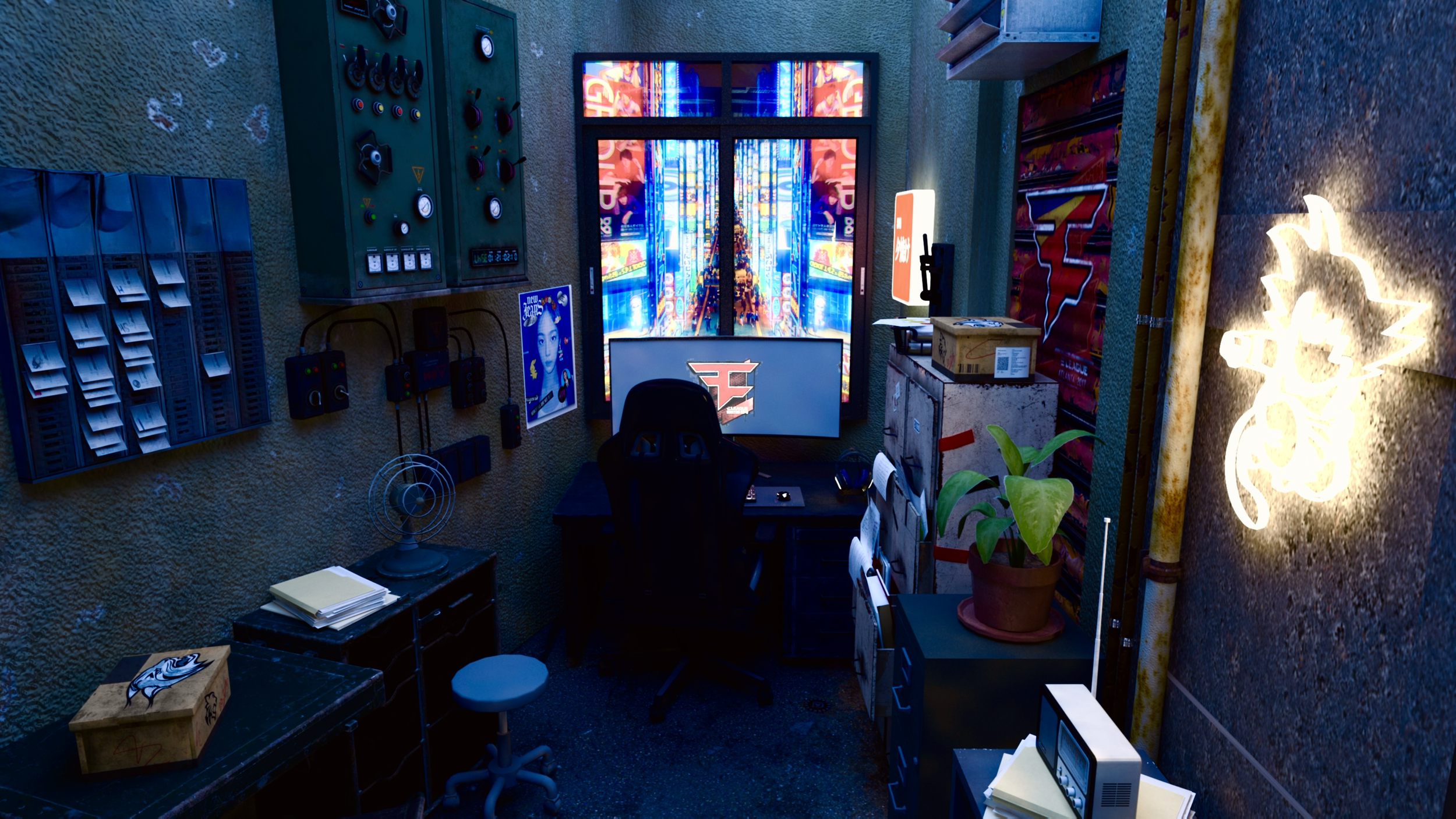 Esports Streaming Room - Tokyo Backstreet Studio