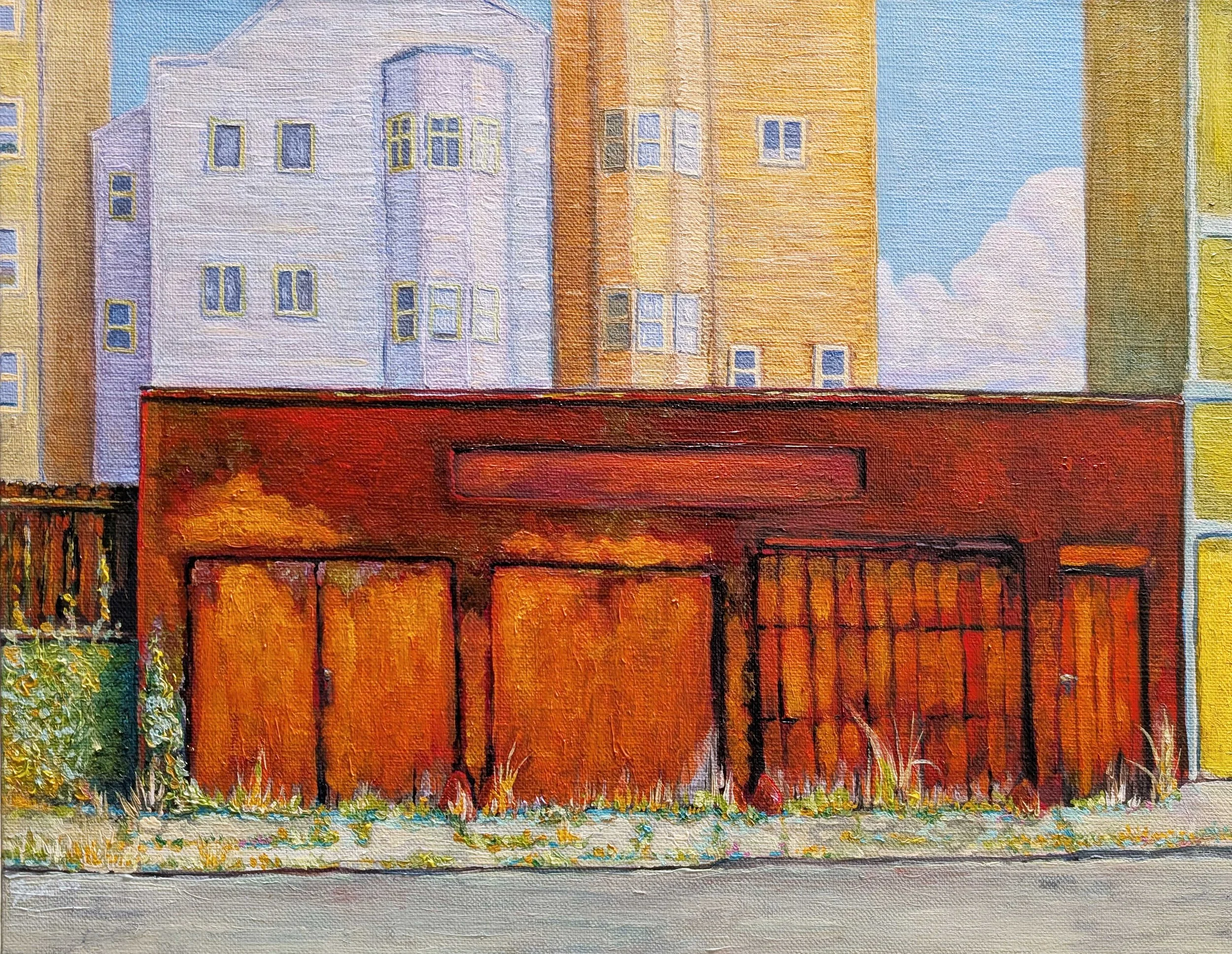 Laussat Alley San Francisco 11x14 2025. Oil on canvas board.    (Available)   