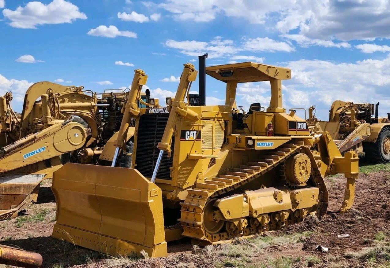 BAYLEY Caterpillar D10N bulldozer for mass grading and hard rock excavation services in Arizona and Nevada.