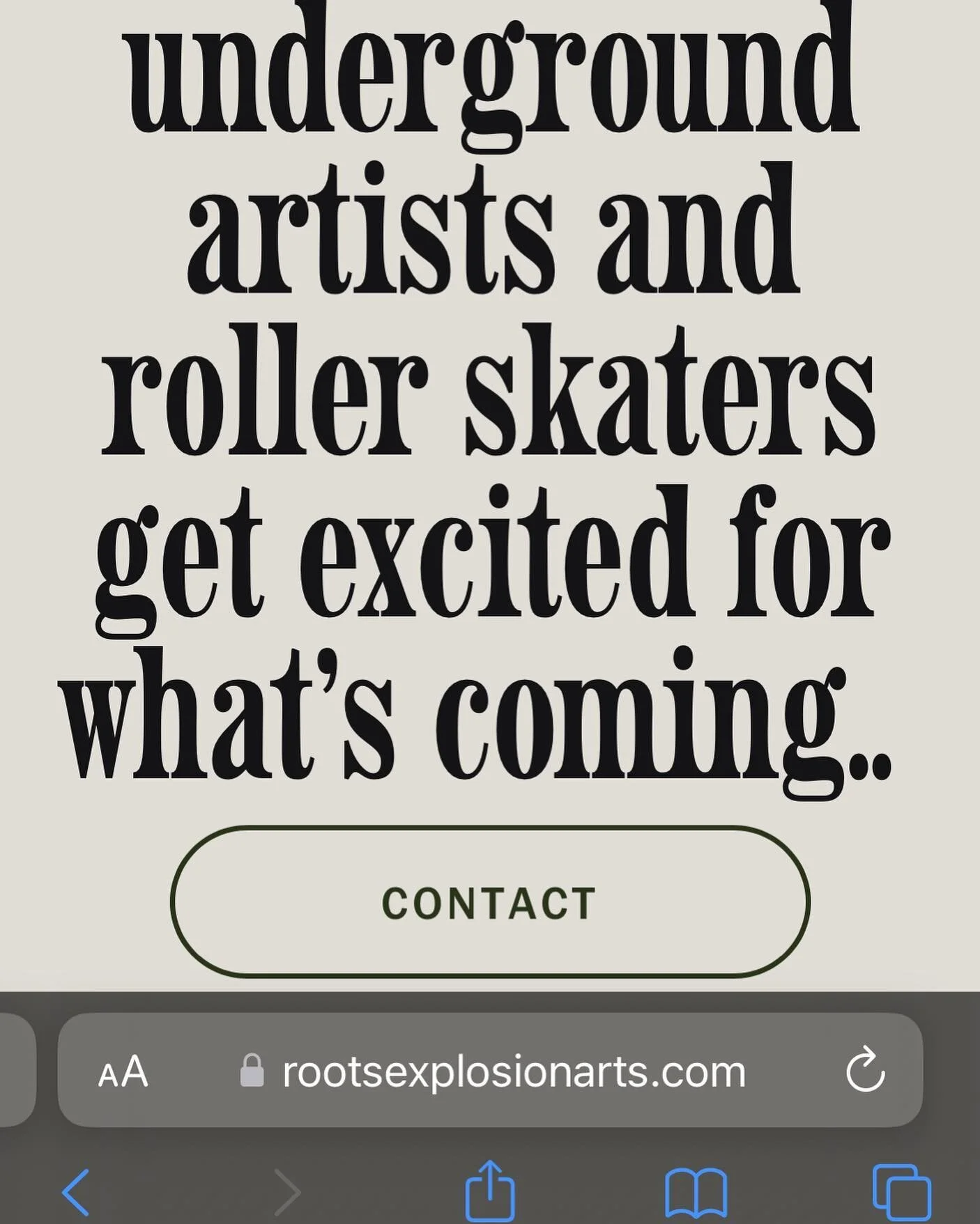 Our website is up and running.. more information coming soon.. link in bio