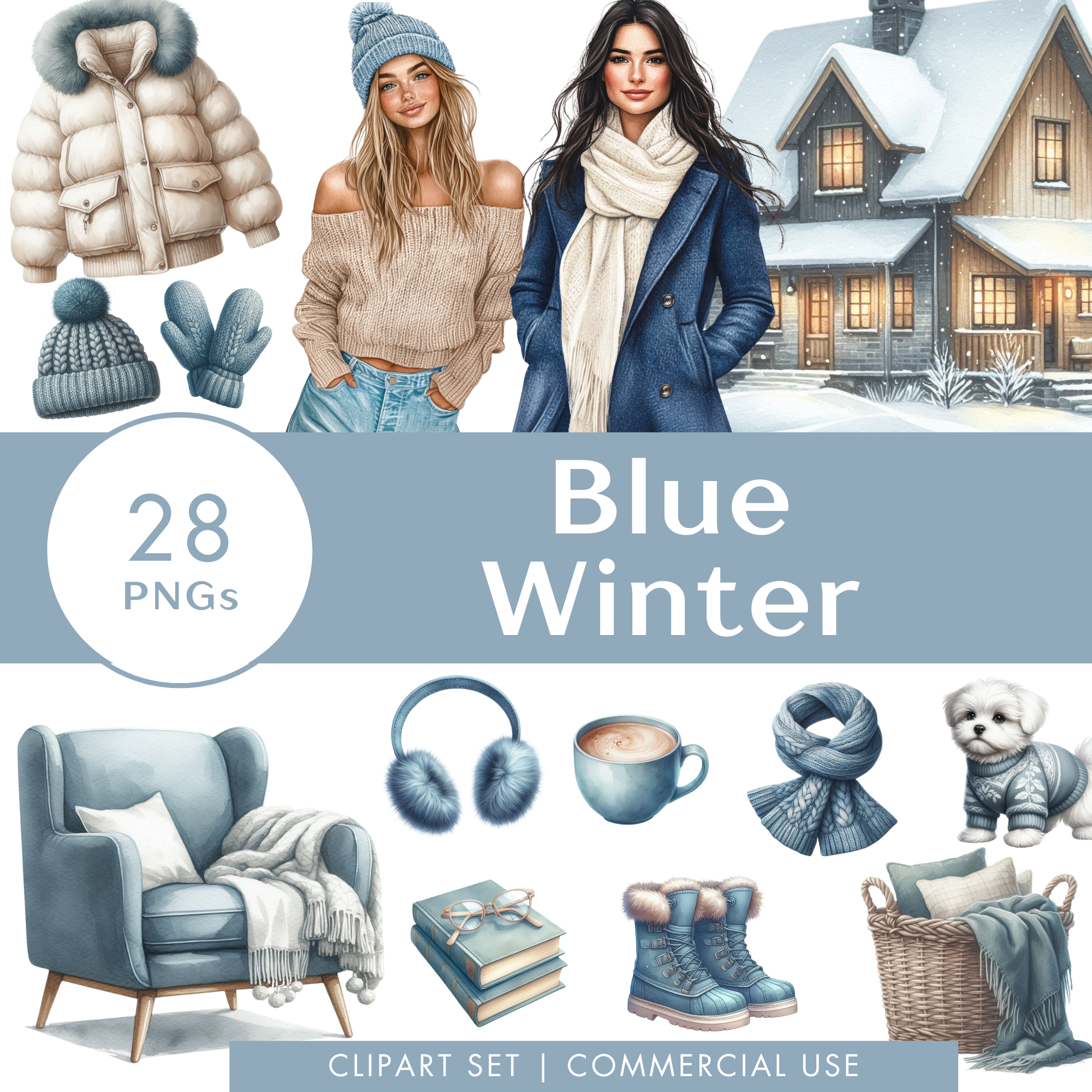 Blue Winter Clipart Web Images.png