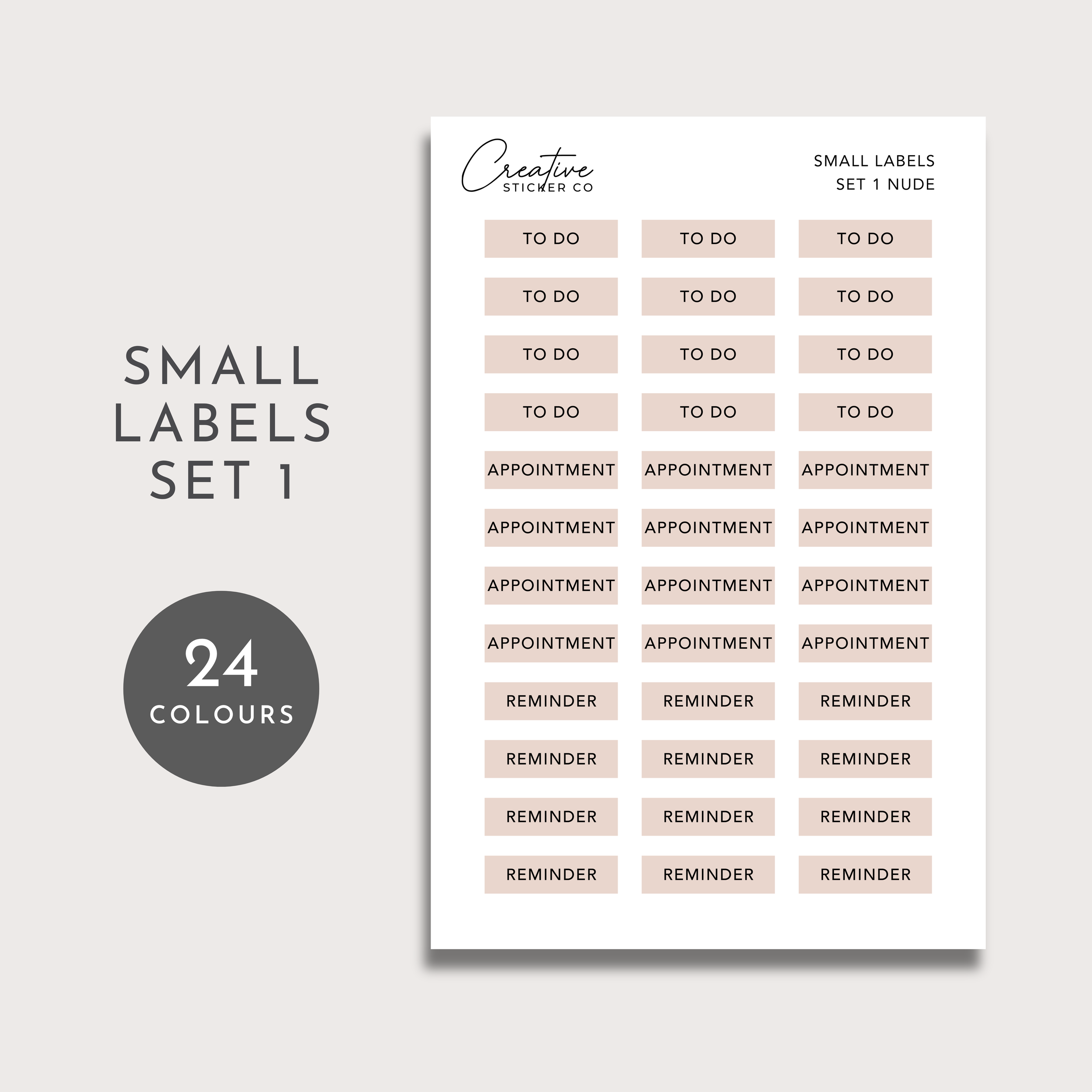SMALL LABELS SET 1 Planner Stickers CREATIVE STICKER CO.png