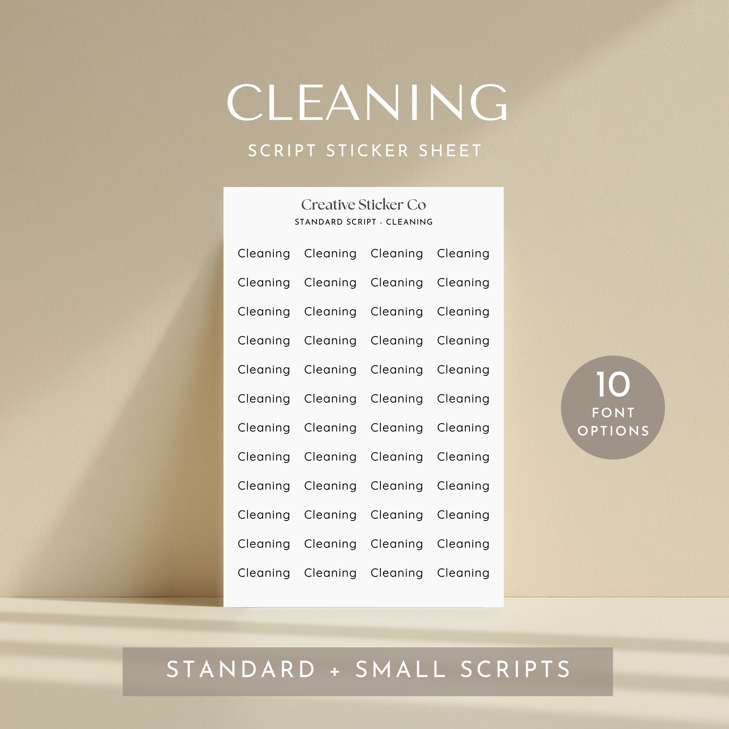 Cleaning Script Sticker Sheet - Creative Sticker Co.png