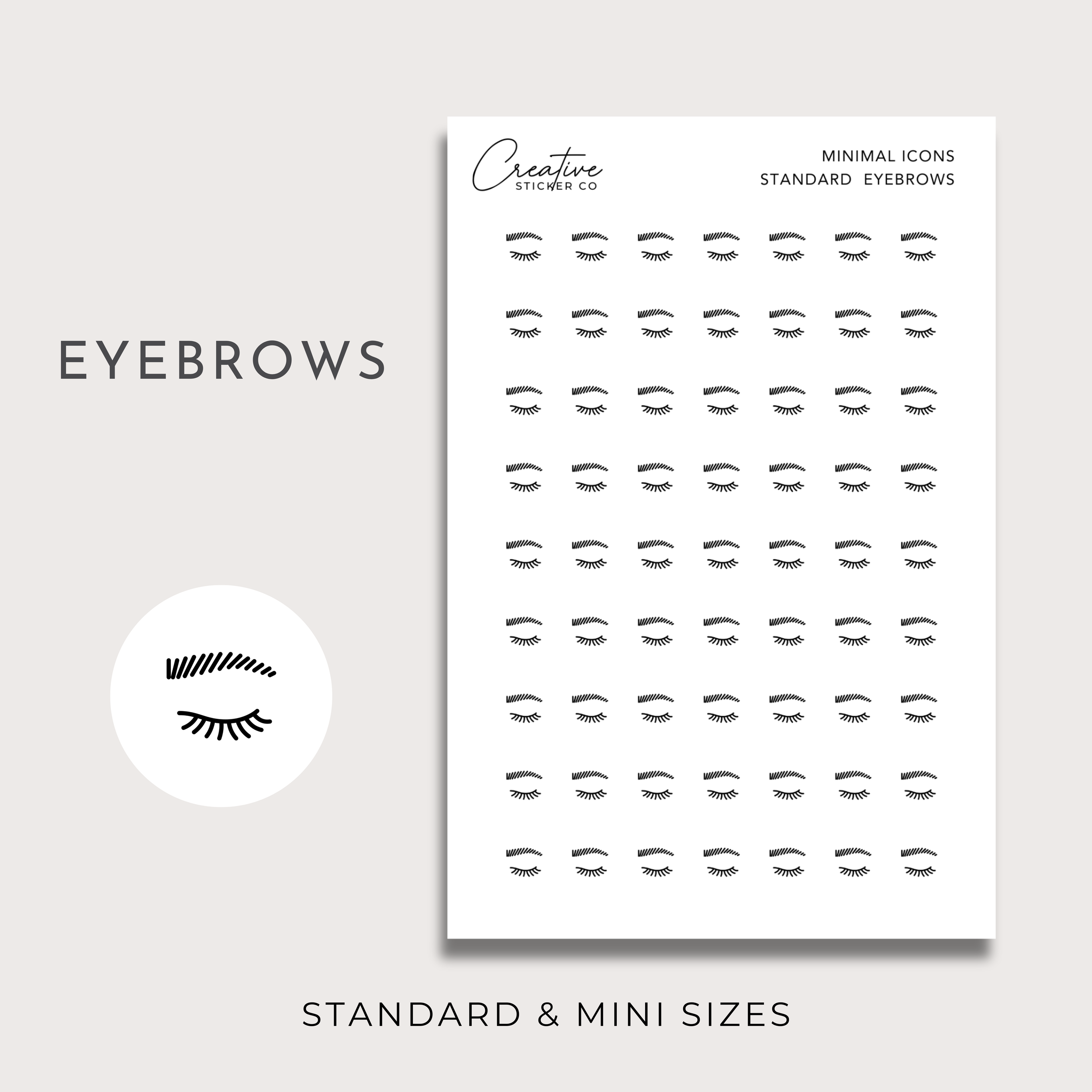 EYEBROWS ICON PLANNER STICKER CREATIVE STICKER CO.png