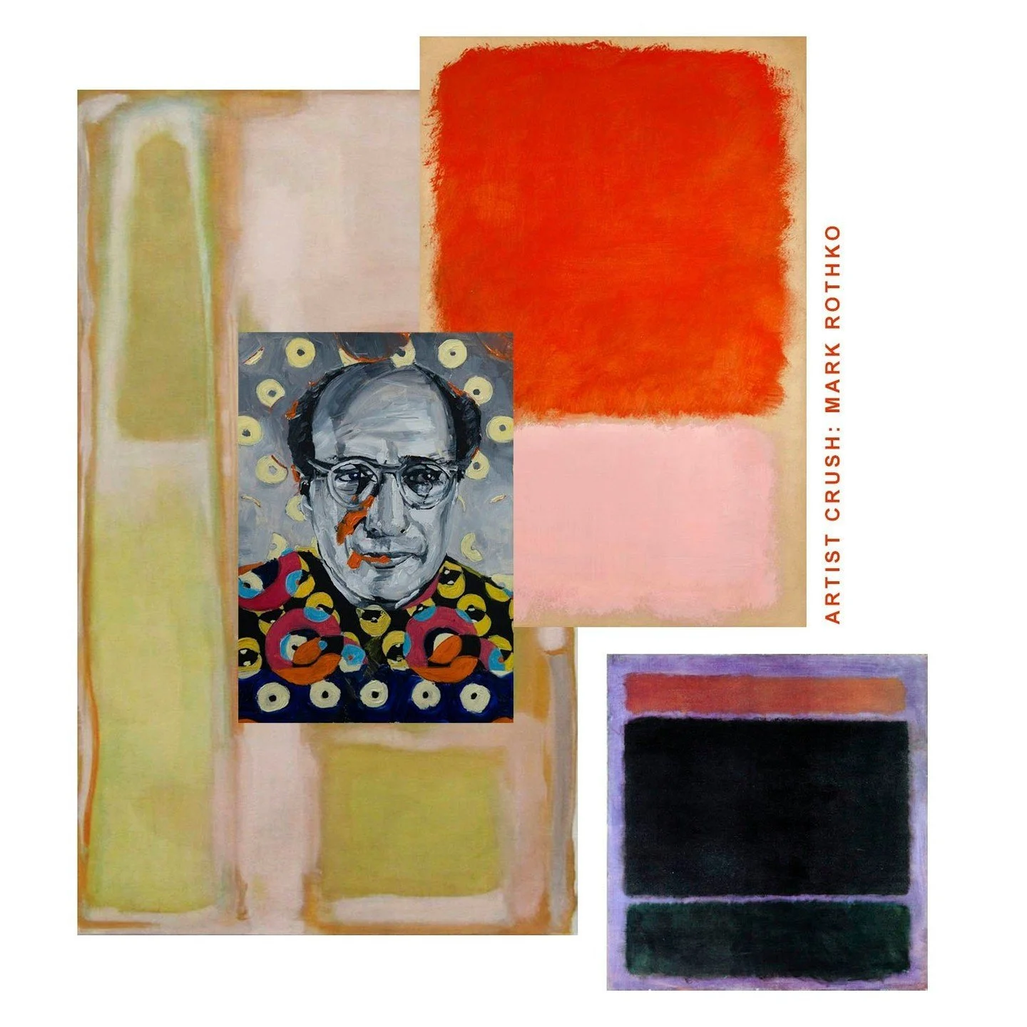 A Mark Rothko kind of studio mood today. 🖌️