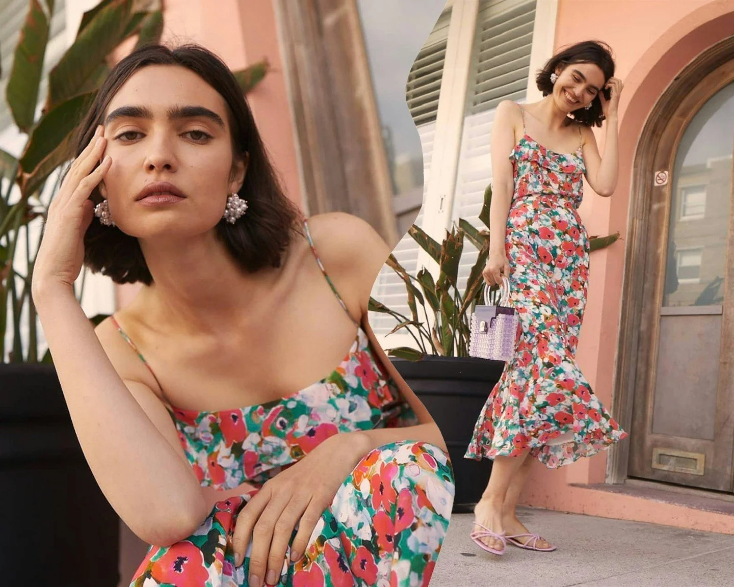 Life so much more interesting when you wear color. Our print in the wild, designed to inspire.