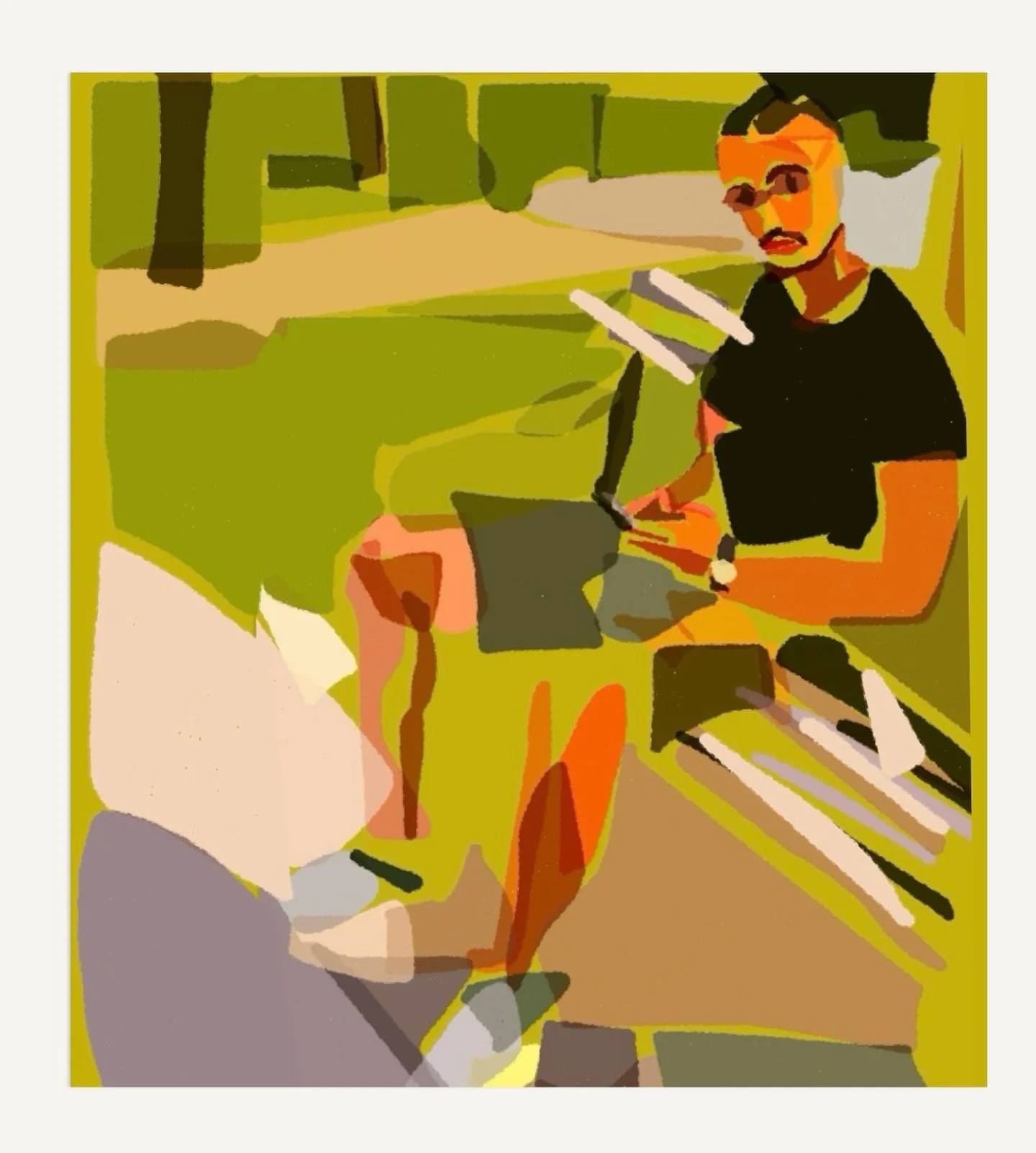 Subway iPhone doodles.

Now that I am back in NYC and away from my studio I'm doing this tiny little photo abstractions to keep my artbrain fed. 

I think these would make really great poster size paintings. Let's see what I do with them.