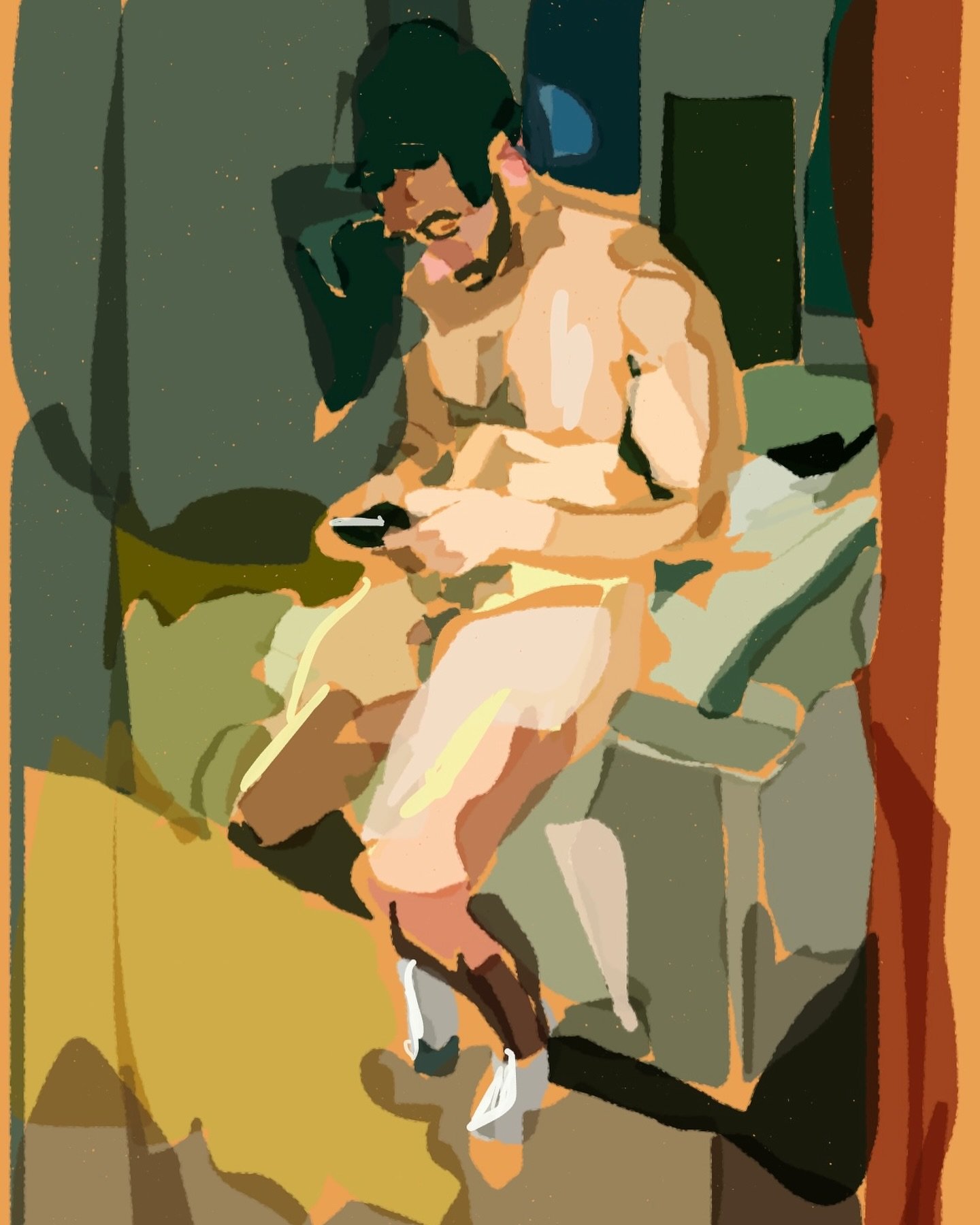 Calling an uber. Digital doodle.

.
.
.
#malenudeart #malesnudes #malefigure 
#gayartwork #gaymusclebear #gaykink #nudemen
#malenudeart #lgbtqartist #gaypride #gaymen  #gaystagram #gaylife #gayscruff #gayartistgallery #gayartistofinstagram #gayartwor