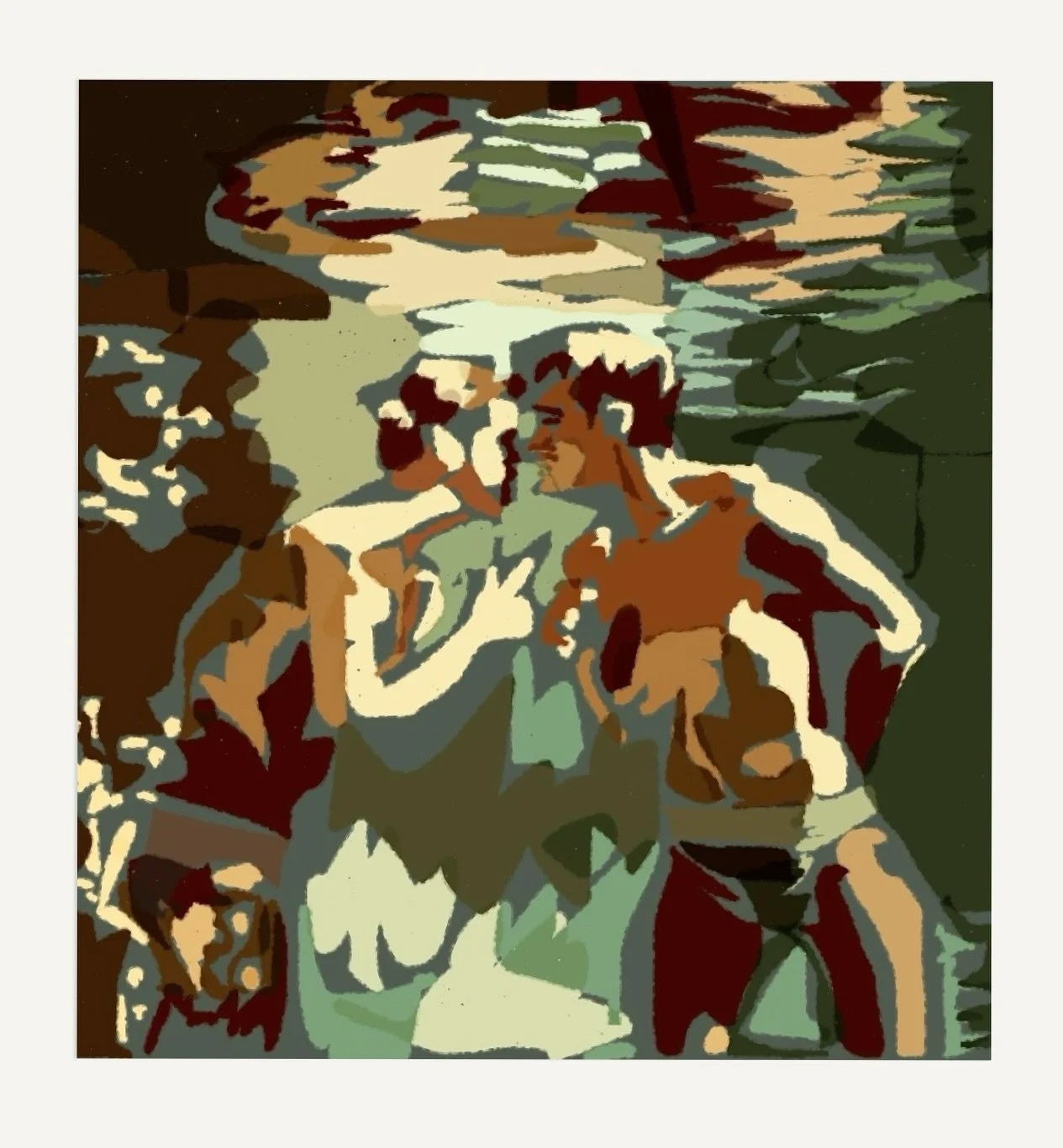 "Meet me under the water"
Digital doodle