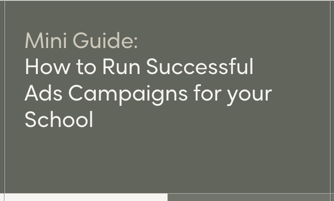 mini guide successful ads for school