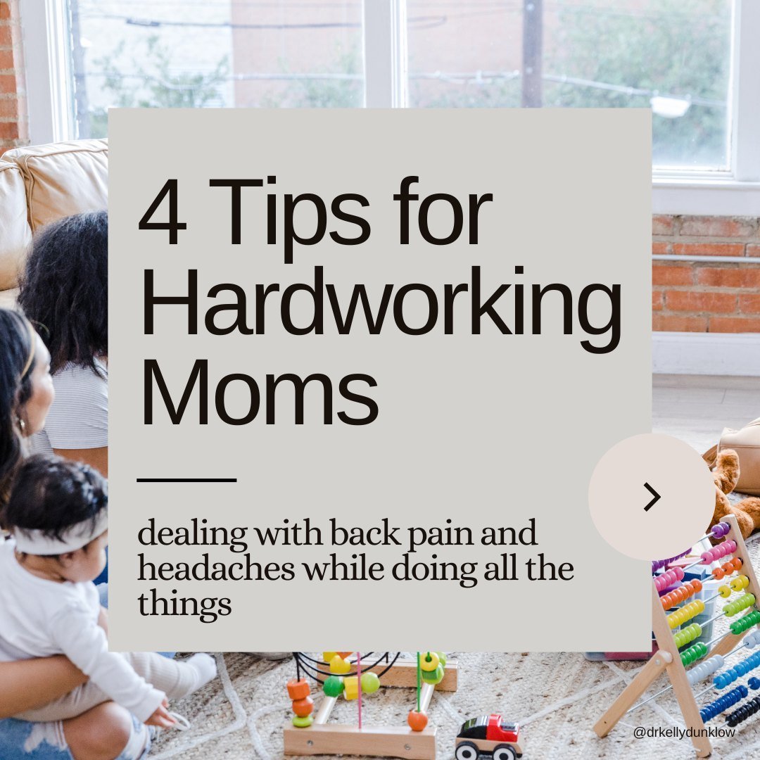 Check out my top 4 tips for hardworking moms like you, dealing with those pesky aches and pains while juggling ALL the things. 

No need for lengthy workouts or complicated routines&mdash;let's keep it simple so you can focus on slaying at work and r
