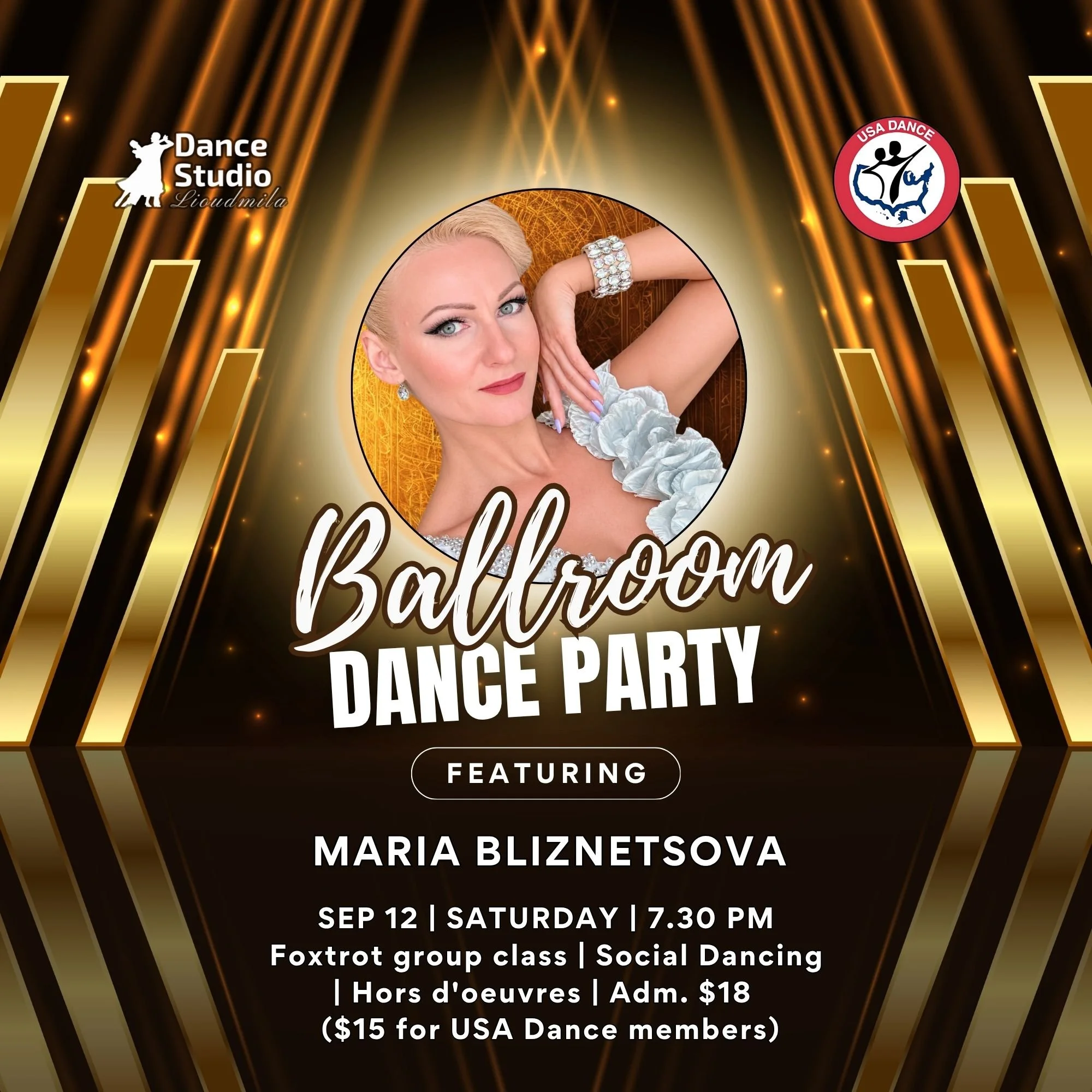 USA DANCE party with Maria Bliznetsova - Sep 12