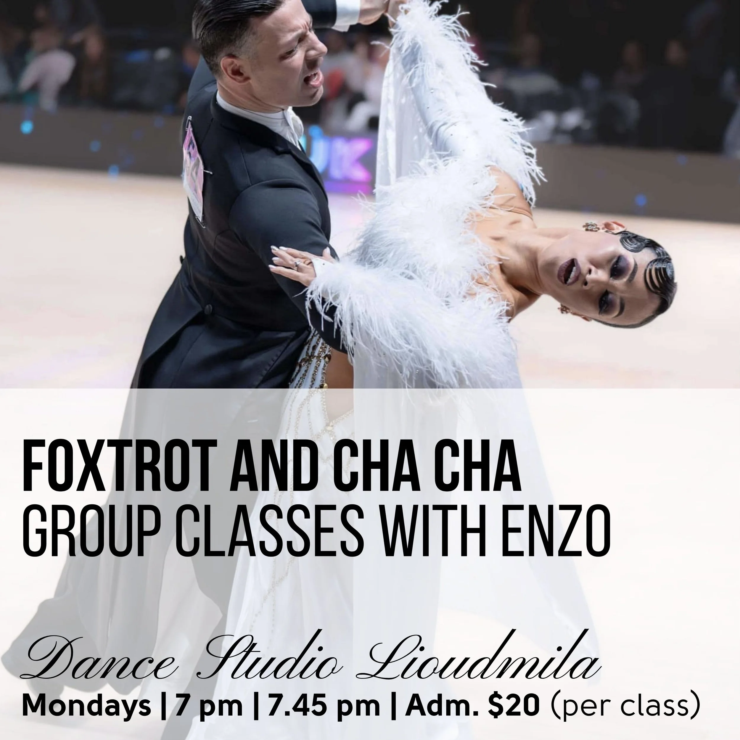 Monday Ballroom group class with Enzo